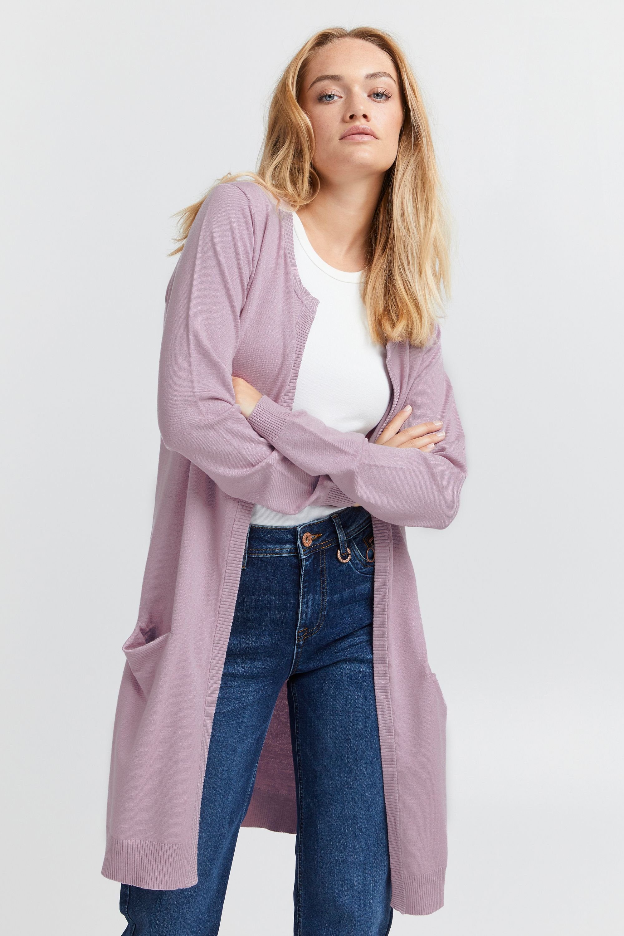 Pulz Jeans Strickjacke PZSARA Lange Strickjacke günstig online kaufen