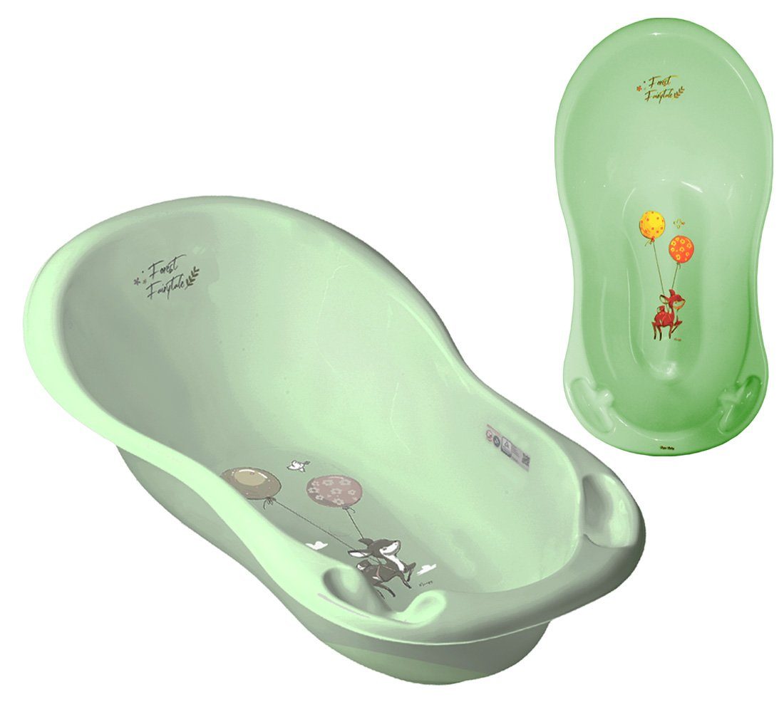 Hocker + + Badesitz Babybadewanne Weiß Set), Babywanne Aufsatz SET Topf Premium + Pflege TEILE +Ständer 5 -FOREST Zubehör, Grün in + Tega-Baby Wanne (Made + Ständer** Bbadeset -Baby WC ** Europe