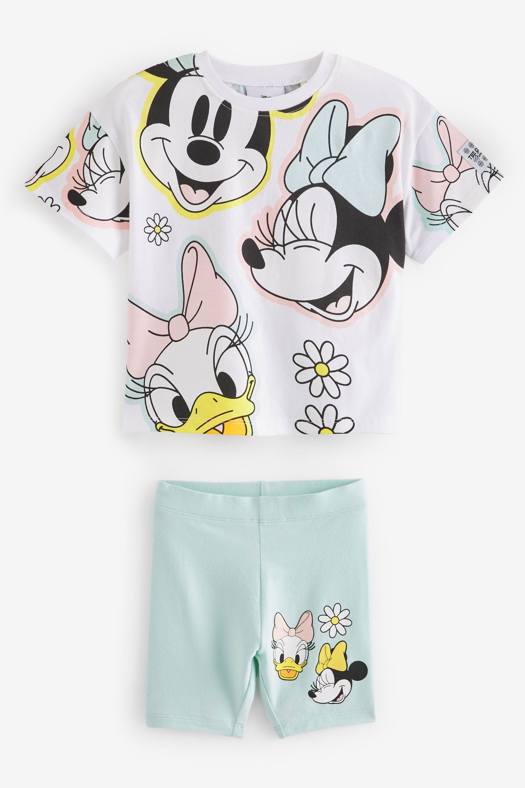 Next T-Shirt & Shorts Disney T-Shirt und Radlershorts im Set (2-tlg) Blue