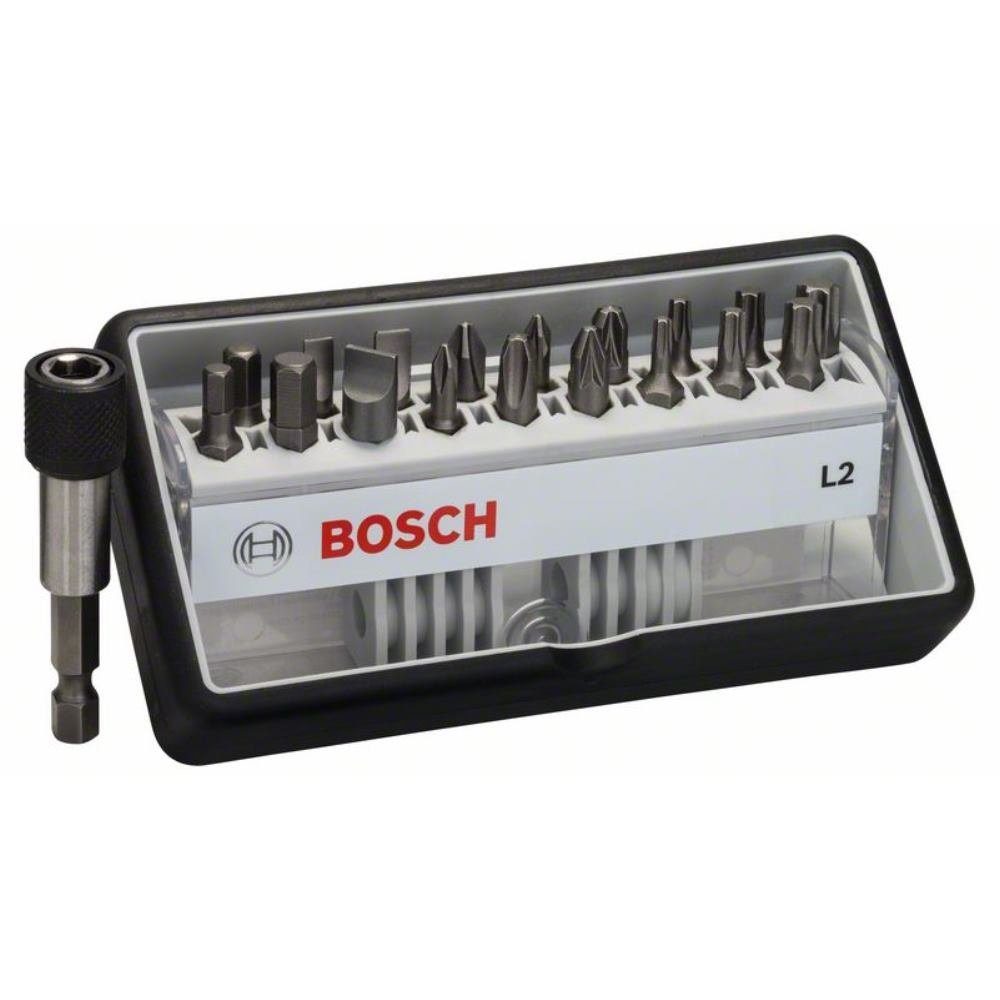 25 mm. PH. LS. T. BOSCH HEX 18+1-teilig. Bit-Set PZ.