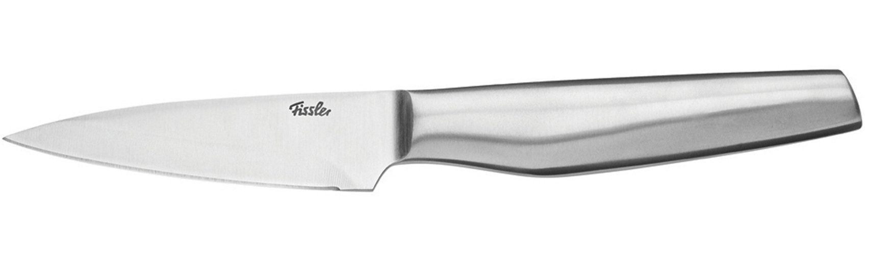 Fissler Schälmesser Essential, handlich, Halbkropf, gerade Schneide, gewölbter Klingenrücken