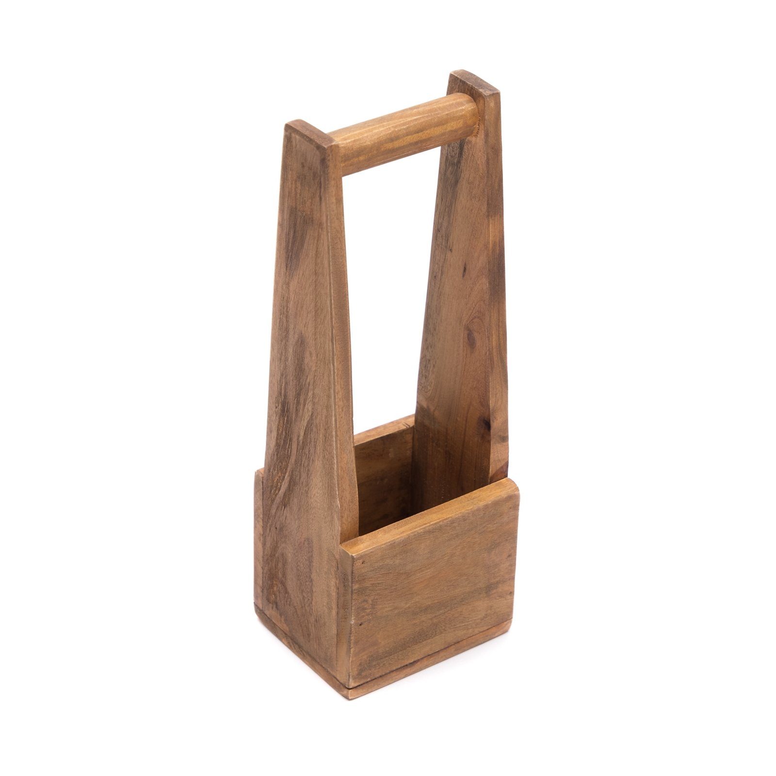 CREEDWOOD Weinregal HOLZ FLASCHENHALTER "PORTE", für 1 Flasche, Mahagoni, Flaschenträger