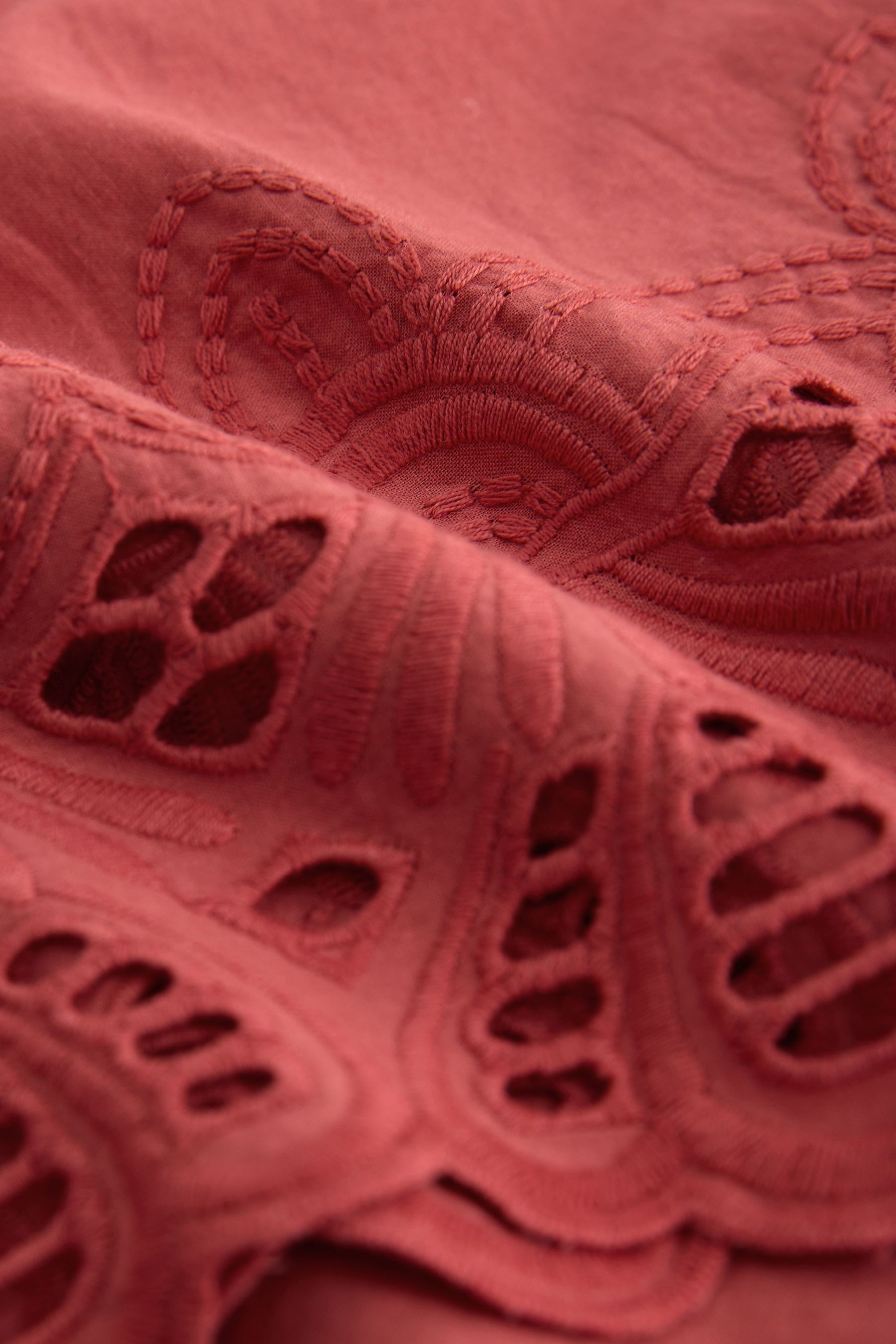 Next Jumpsuit Baumwoll-Overall mit weitem Bein, Kurzgröße (1-tlg)