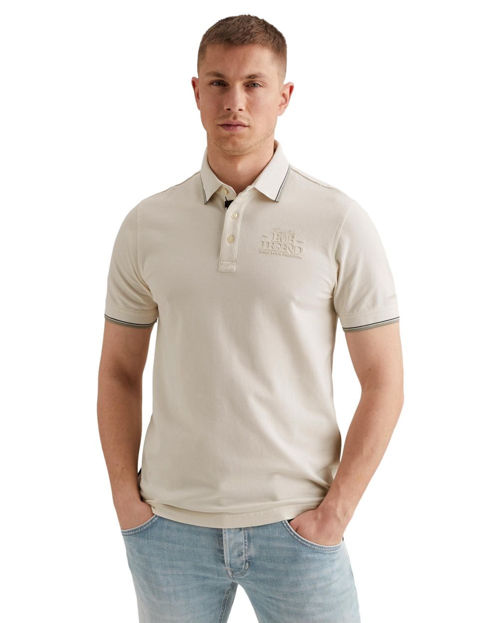 Poloshirt SHORT SLEEVE POLO STRETCH PIQUE