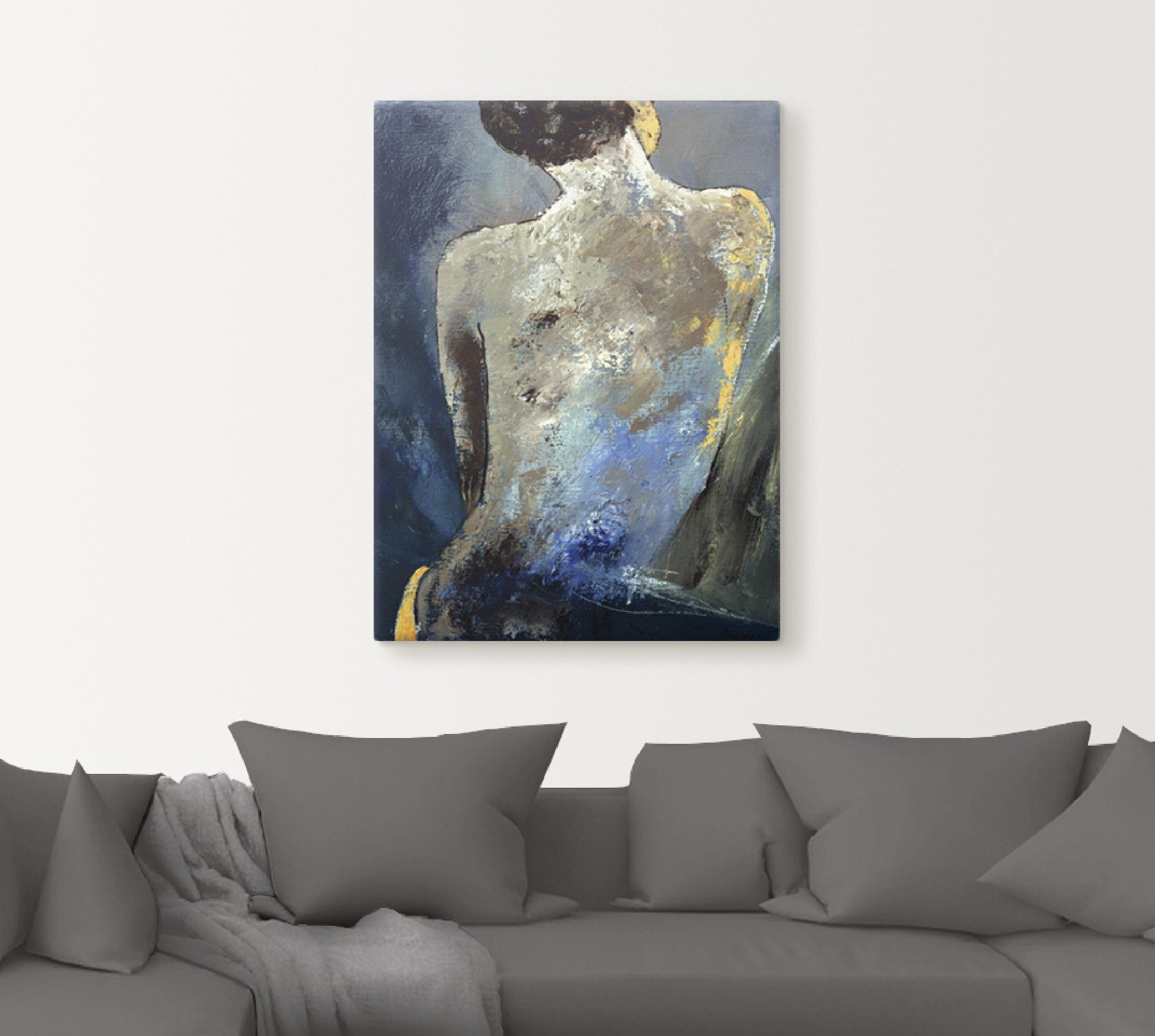 Artland Leinwandbild Rücken einer Nackten, Frau günstig online kaufen