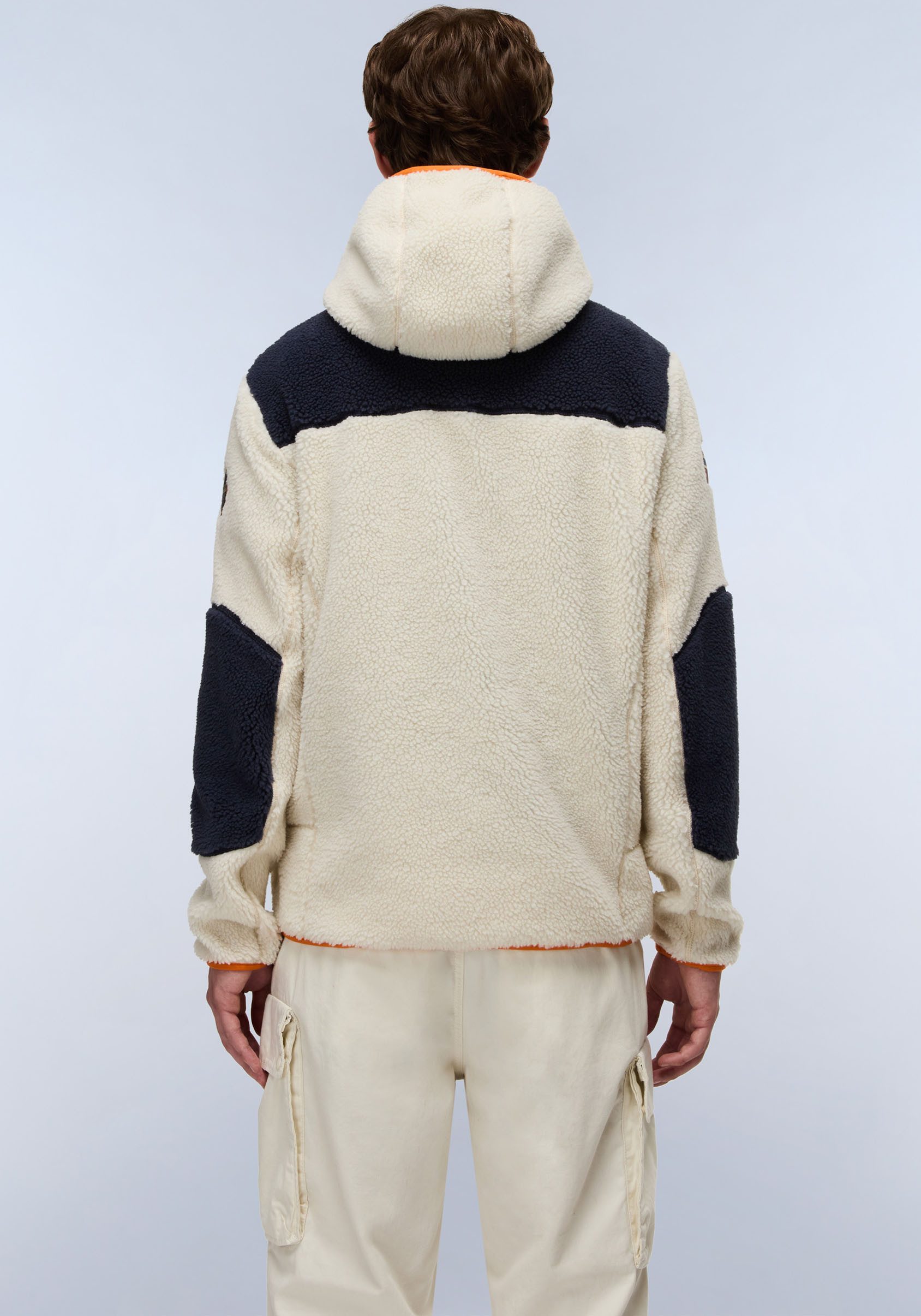 Napapijri Plüschjacke YUPIK mit kontrastfarbenen Details günstig online kaufen