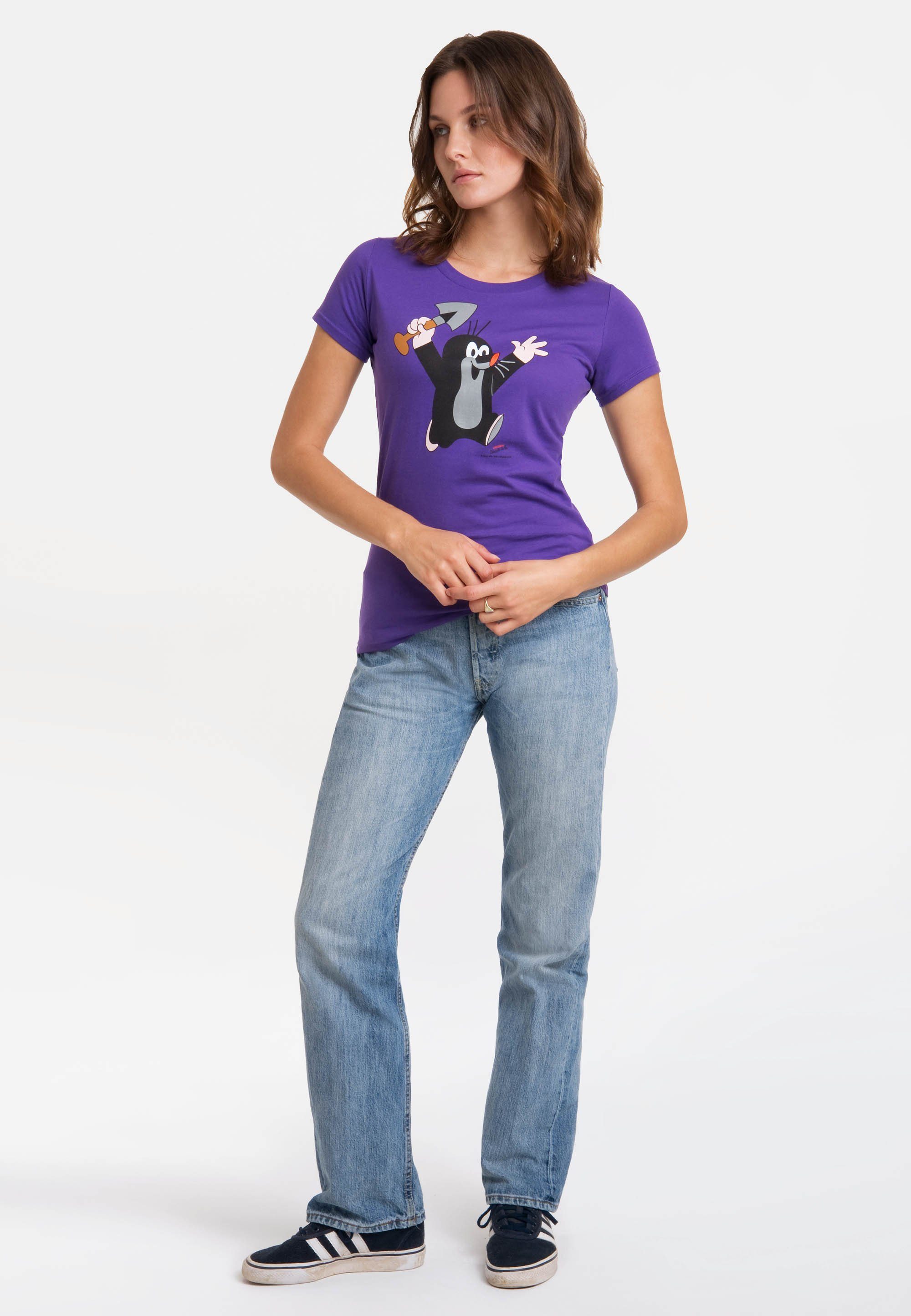 LOGOSHIRT T-Shirt "Der kleine Maulwurf" mit lizenziertem Originaldesign günstig online kaufen