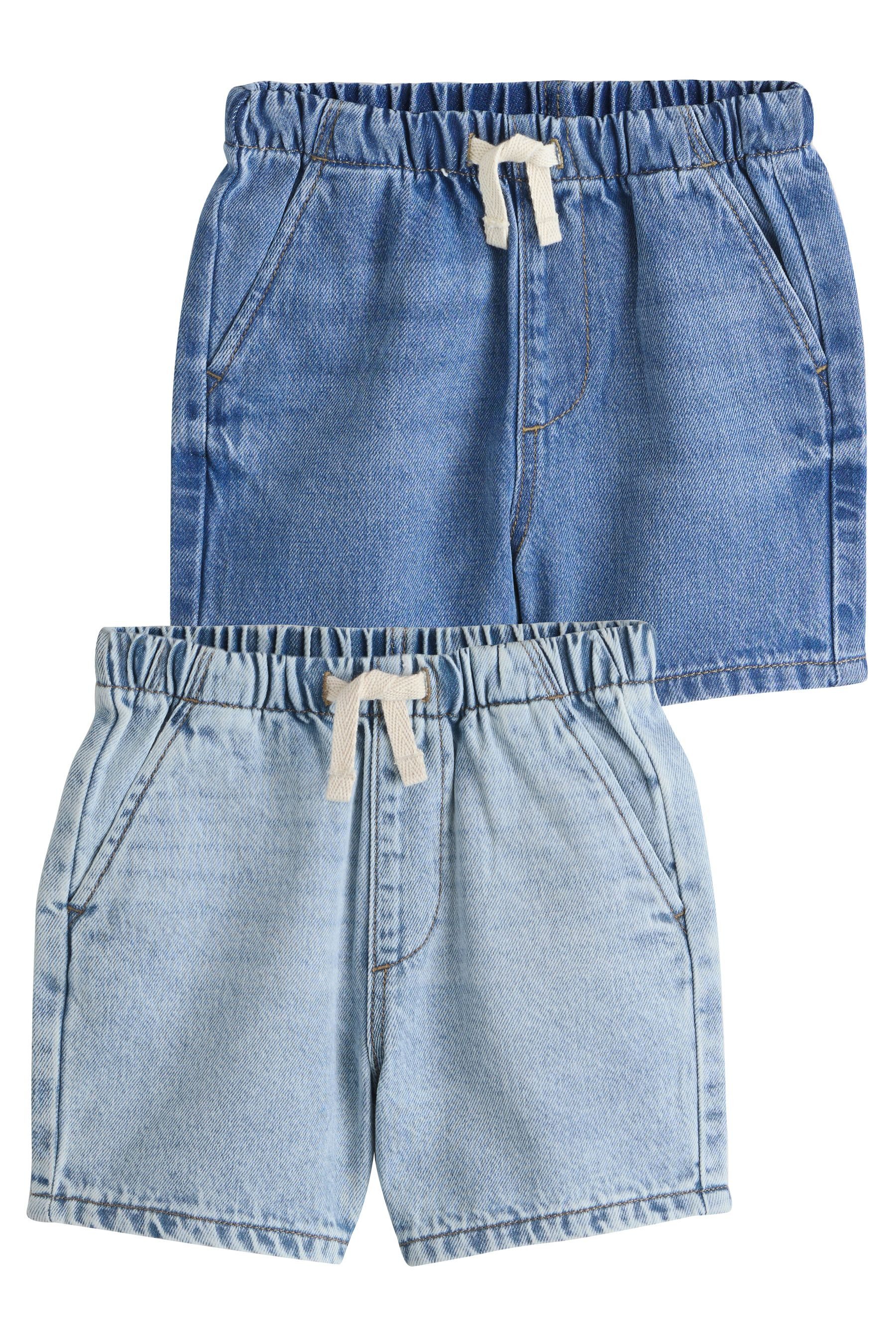 Next Shorts Gebleichte Schlupfshorts im 2er-Pack (2-tlg)