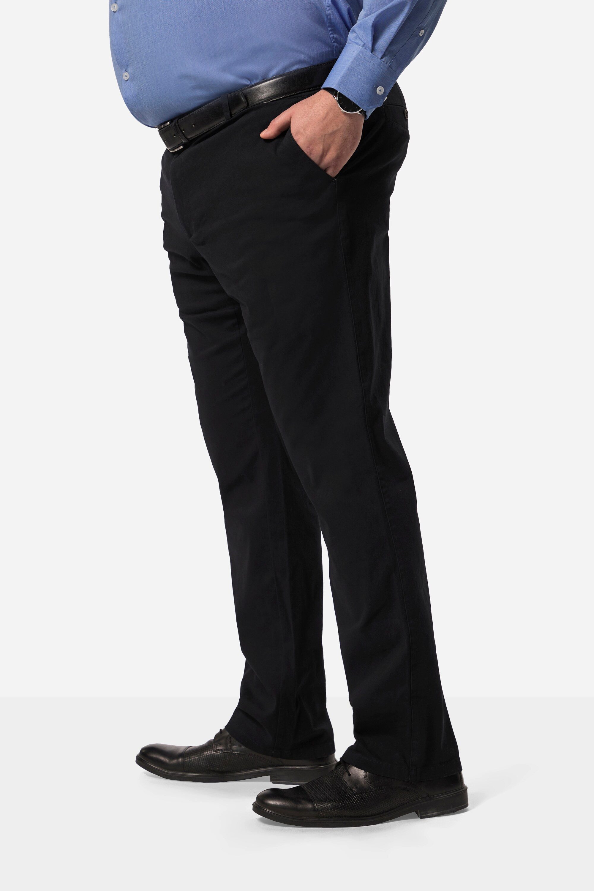 Men Plus Chinohose Chino Flat Front