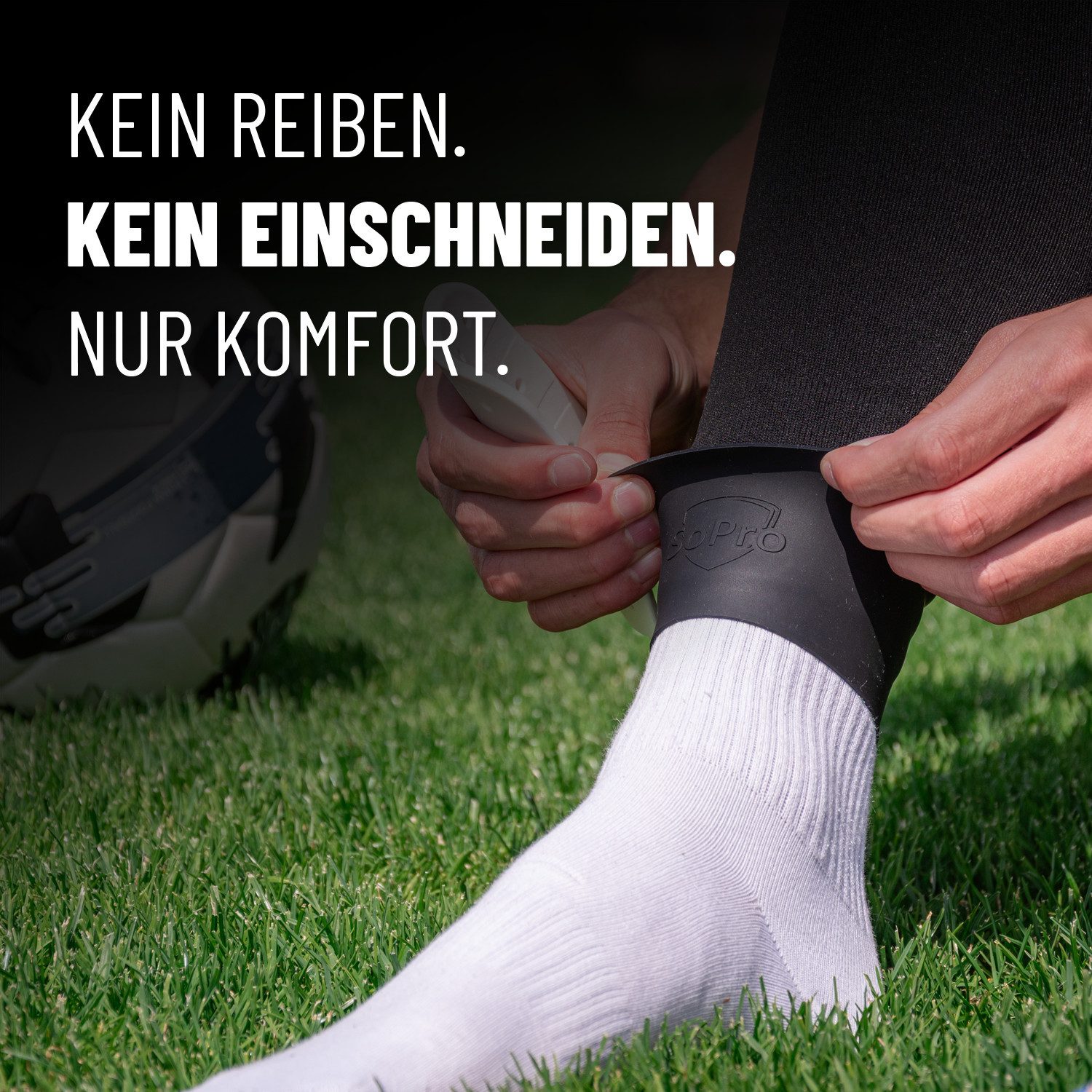 SoPro Schienbeinschonerhalter Fußball Schienbeinschonerhalter - Schienbeinschoner Halter Fussball