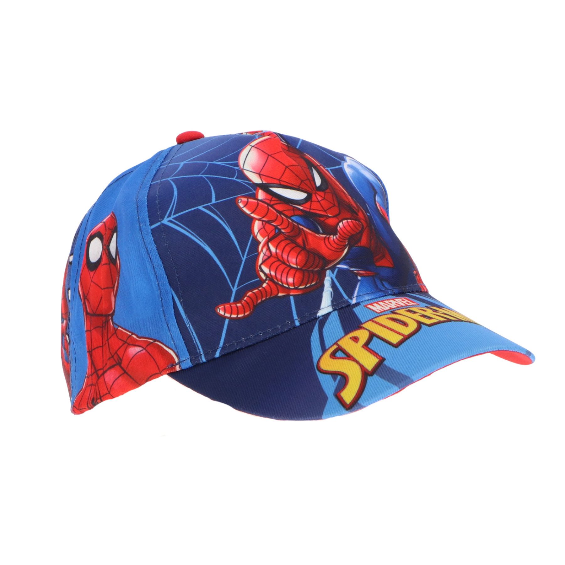 Spiderman Baseball Cap Spider-Man Kinder Kappe Baseball Cap Marvel Blau Rot