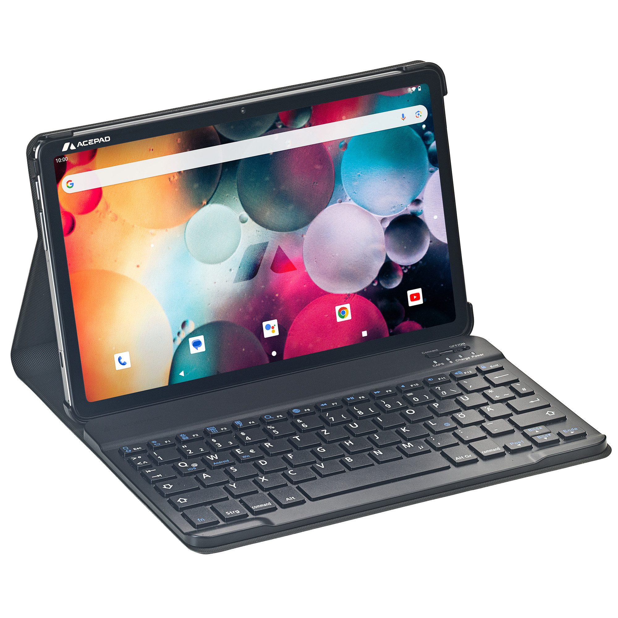 Acepad A171T Tablet mit Tastatur, 256GB, WLAN+LTE Premium Tablet (10.4", 256 GB, Android, 4G (LTE) + Wi-Fi, 8+16GB RAM, 10", 2K InCell Display, Premium Tablet, mit Tastatur FIX)
