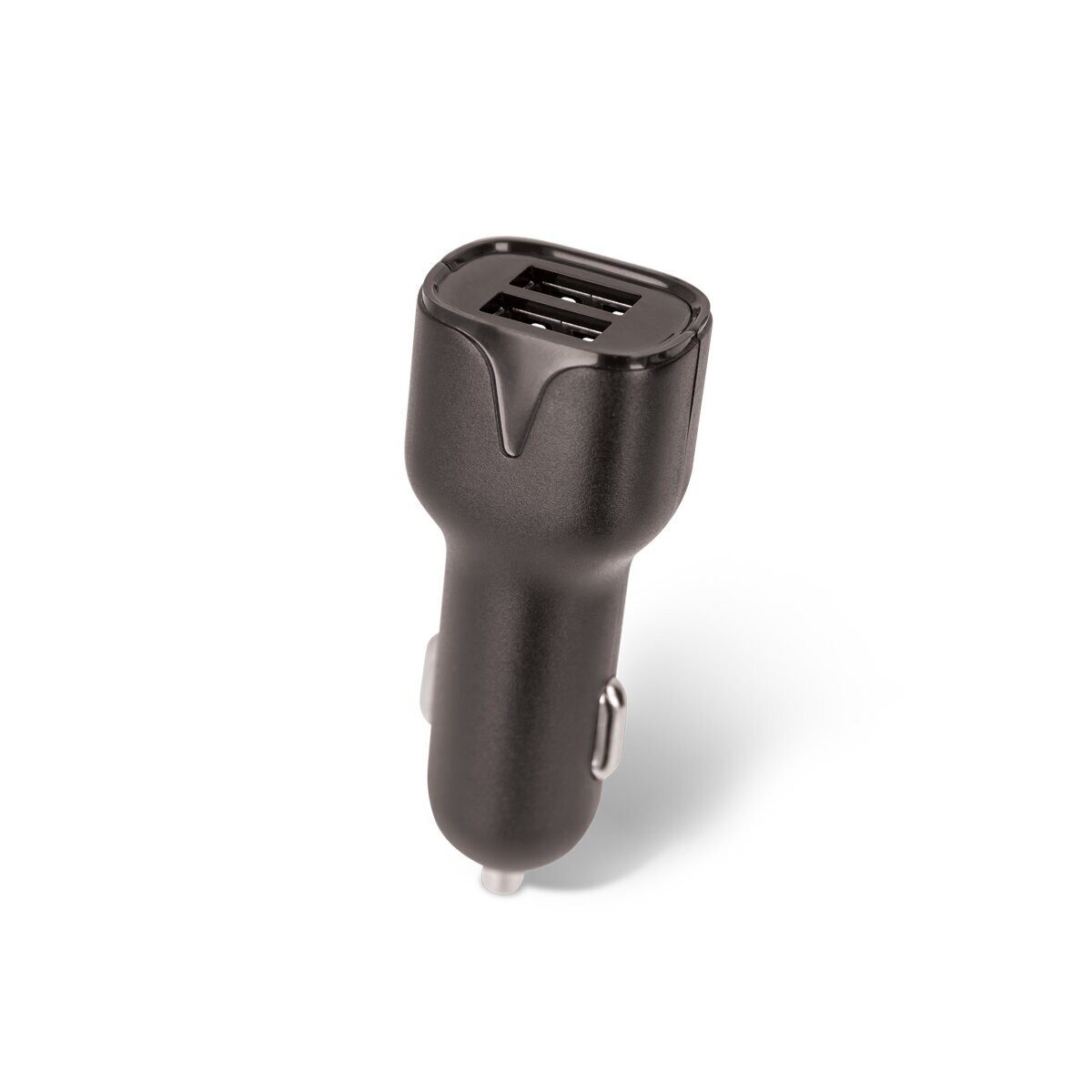 MaXlife Maxlife KFZ Ladegerät 2x USB 2.4A schwarz Smartphone-Ladegerät