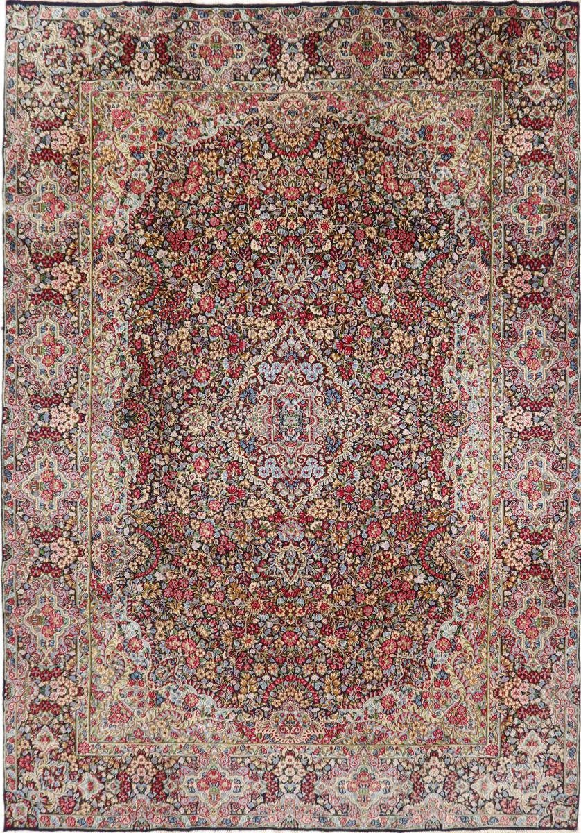 Orientteppich Kerman 240x347 Handgeknüpfter Orientteppich / Perserteppich, Nain Trading, rechteckig, Höhe: 12 mm