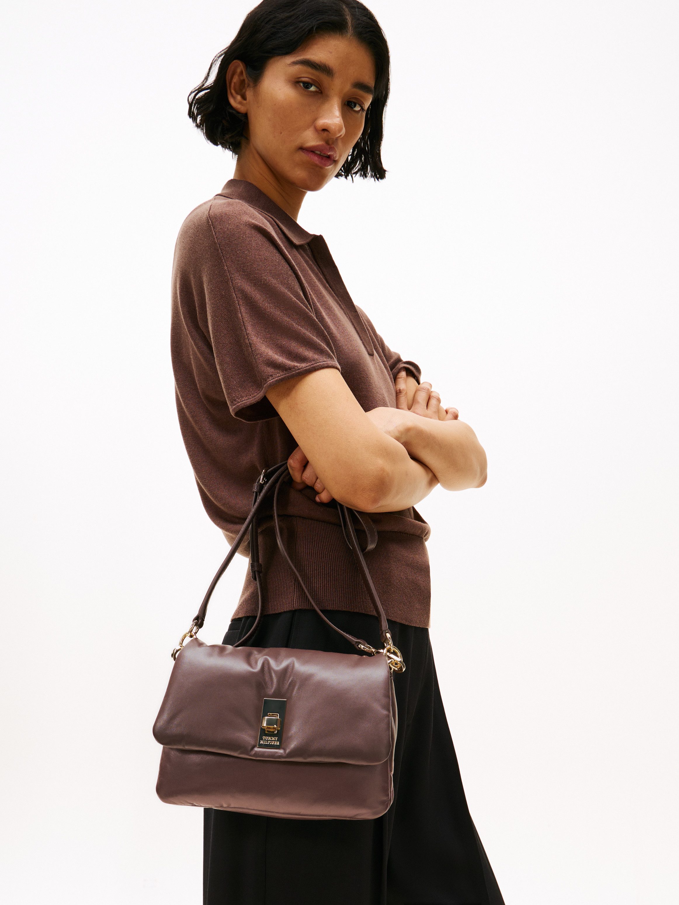 Tommy Hilfiger Schultertasche SOFT LEATHER CONV günstig online kaufen