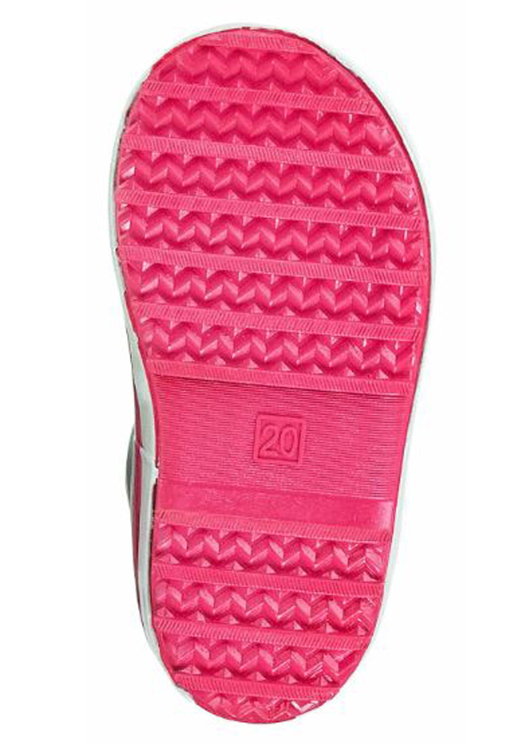 Beck Kleinkinder Gummistiefel Prinzessin Gummistiefel (wasserdichter Kurzstiefel aus Naturkautschuk, weich und flexibel) seitliche Gummi-Einsätze für leichtes A – Bild 5 von 5