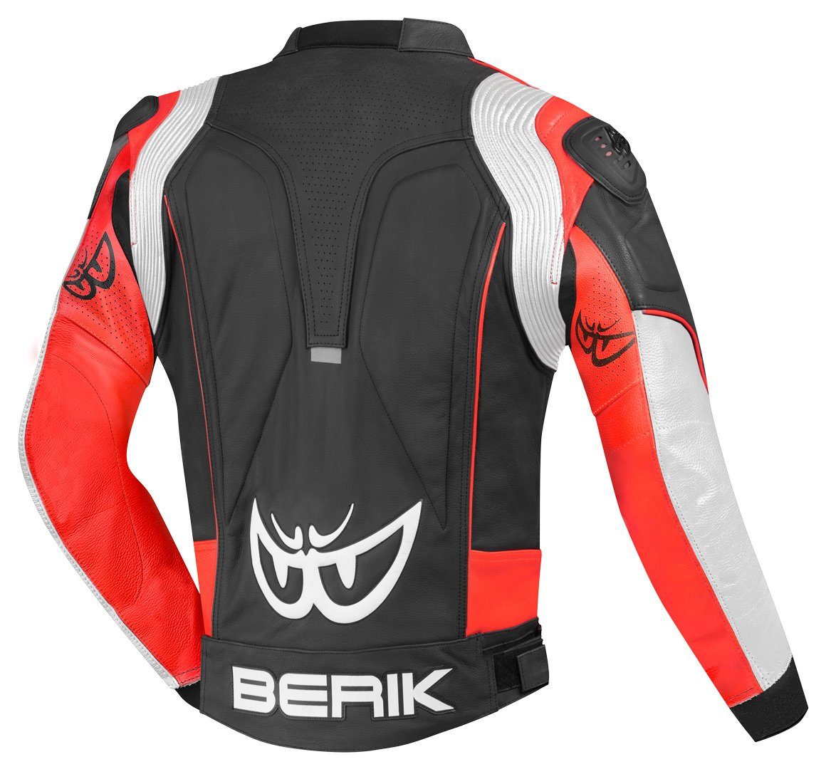 Berik Motorradjacke Air-B Motorrad Lederjacke Atmungsaktiv protektoren