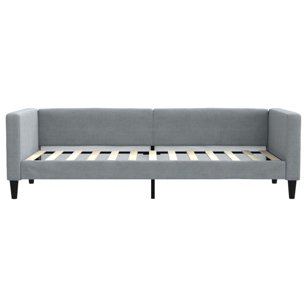 vidaXL Daybed, Tagesbett Hellgrau 80x200 cm Stoff