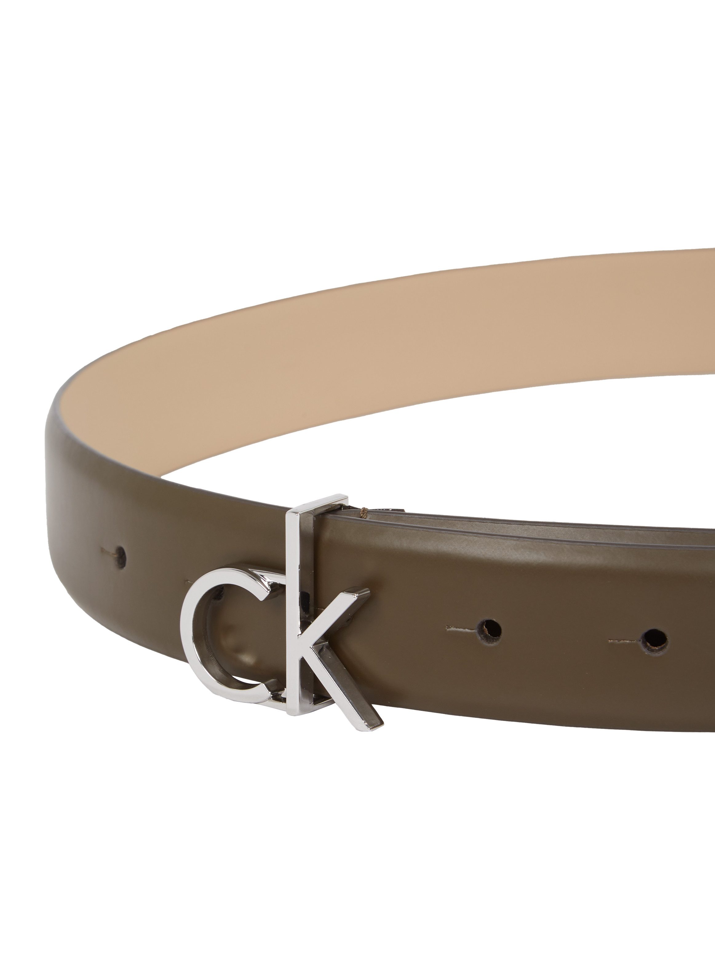 Calvin Klein Ledergürtel CK BUCKLE BELT 3.0_SMOOTH mit CK-Logoschließe