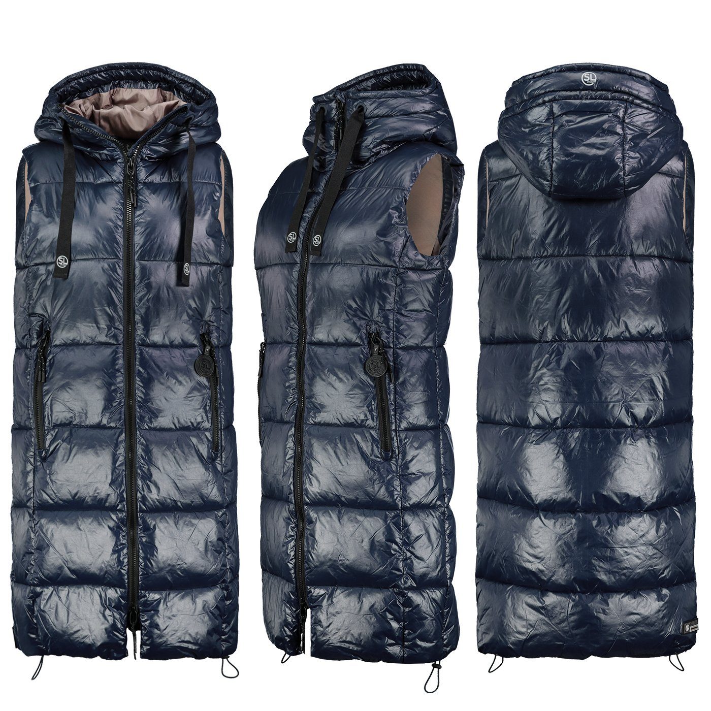 Fresh Made Steppweste Lange Stepp weste günstig online kaufen