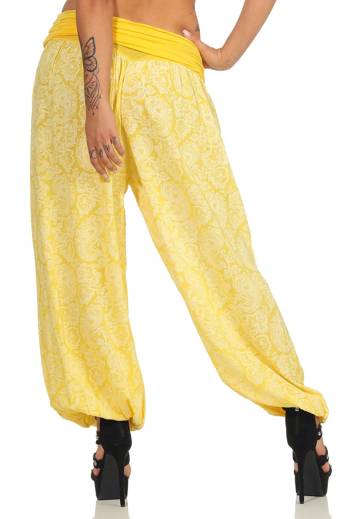 malito more than fashion Haremshose malito Damen Pumphose im Orient Design 8580 Haremshose im Orient Design