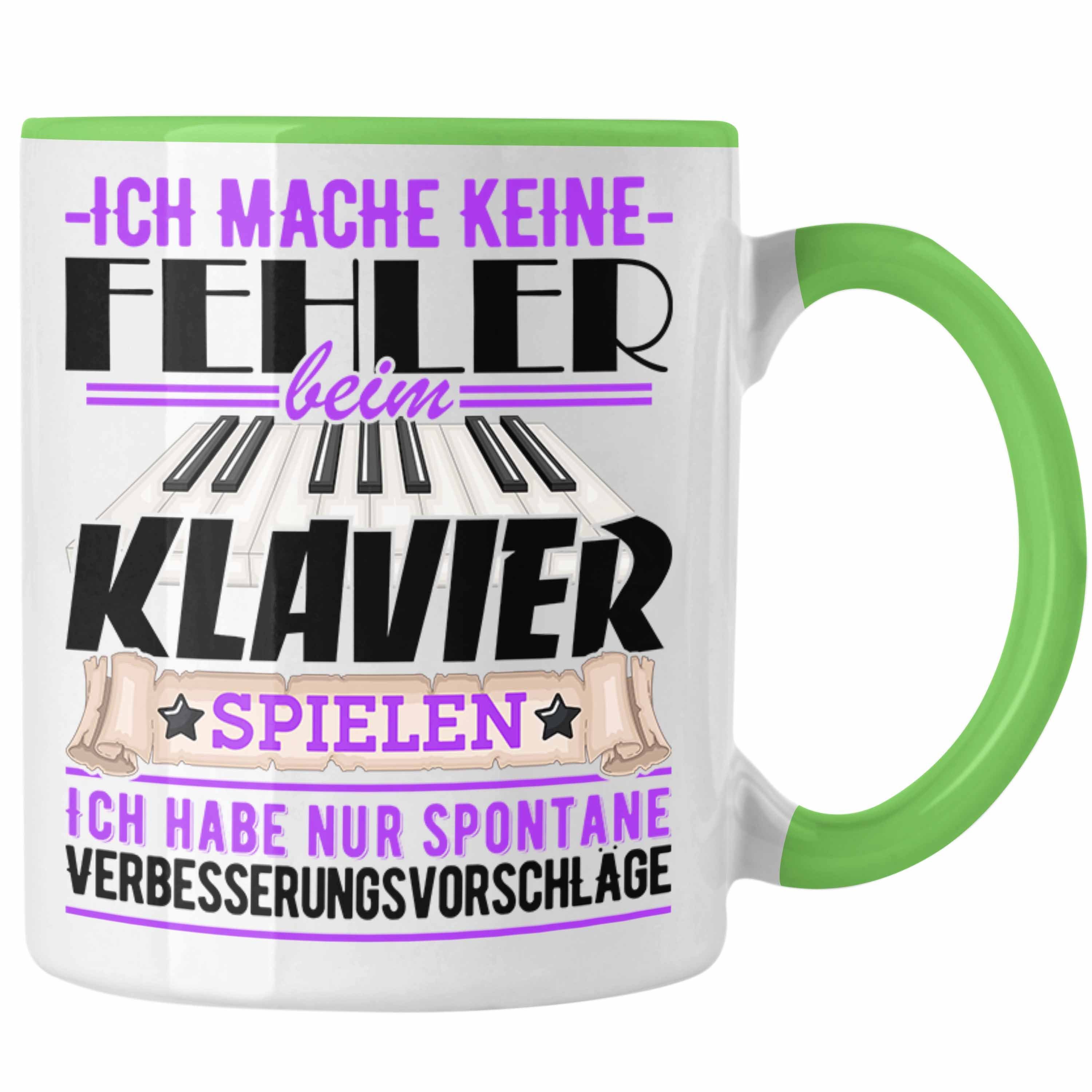 Kaffee-Becher Mache Feh Klavier-Spieler Tasse Geschenk Keine Piano Grün Trendation Tasse Ich