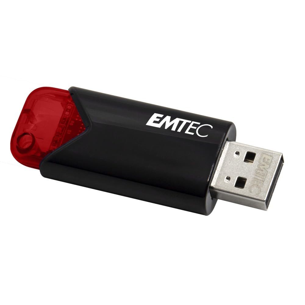 EMTEC B110 Click Easy 3.2 256GB USB-Stick (USB 3.2 Gen 1, 256 GB, Mechanischer Schieber)