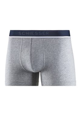 Schiesser Boxer "95/5" (3er-Pack) sportlicher Logo-Webgummibund mit schmalen weißem Ansatz