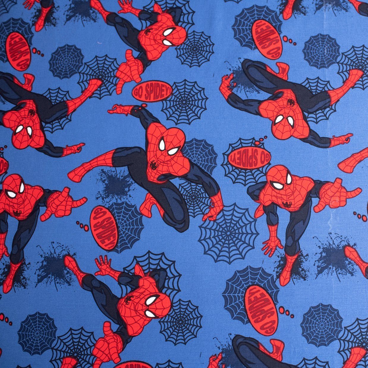 Spiderman Spannbettlaken Spider Man Spannbettlaken Größe: 90 x 200 cm 100 % Baumwolle, Baumwolle, Gummizug: an den Ecken, (1 Stück), Gummizug