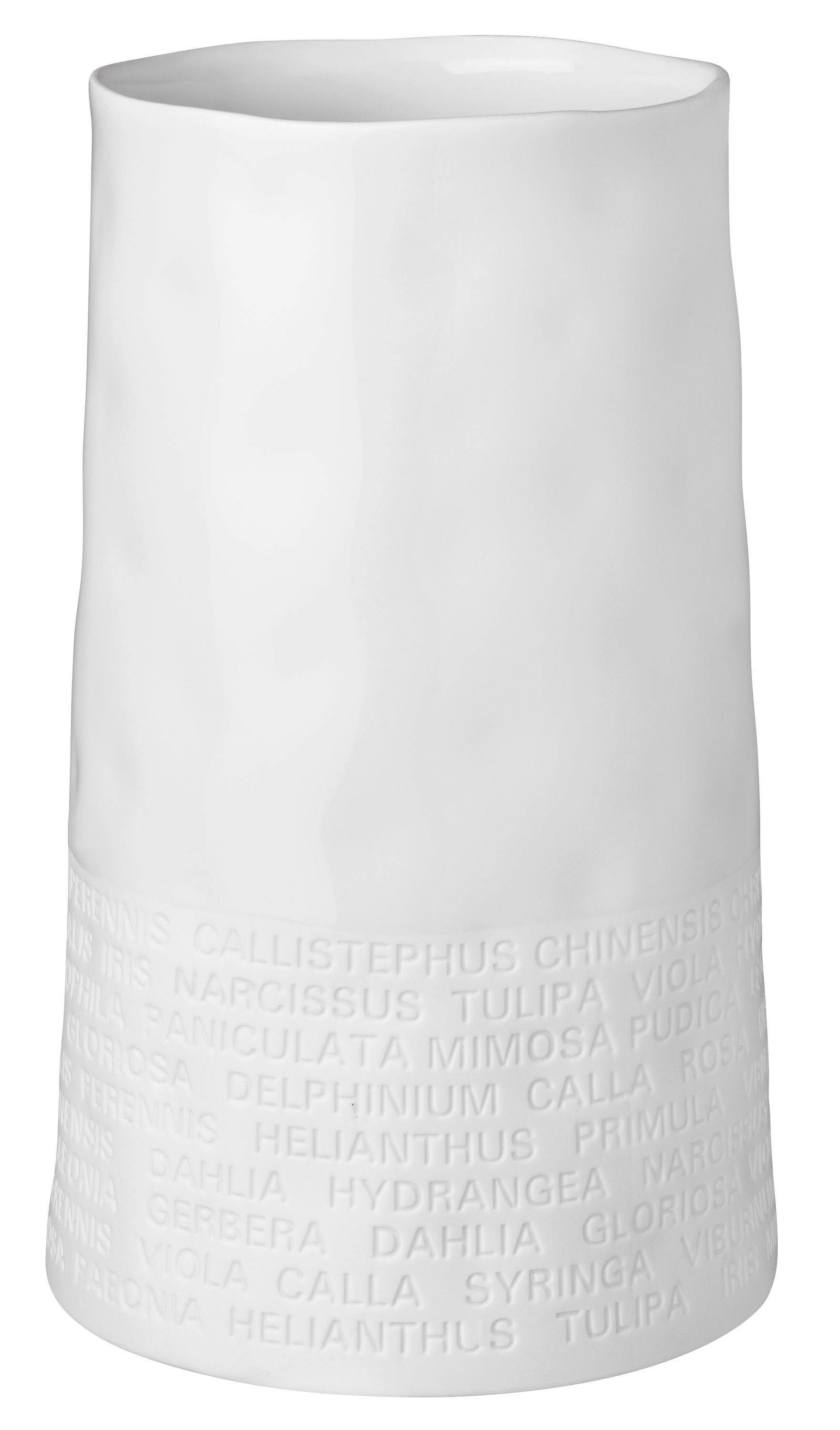 räder design stories Dekovase Raumpoesie Vase breit weiß 20cm (Dekovasen)