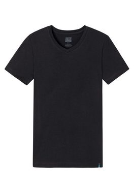 Schiesser Unterhemd Long Life Cotton (1-St) Unterhemd / Shirt Kurzarm - Baumwolle -