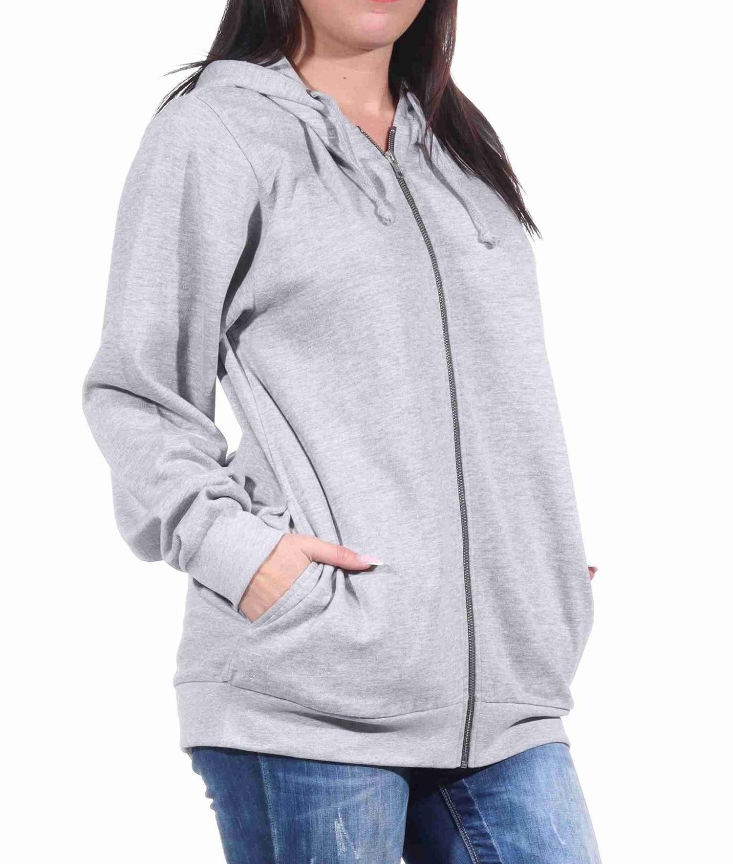 Relaxanzug Unisex Trainings-Jacke mit Kapuze für Hausanzug Oberteil