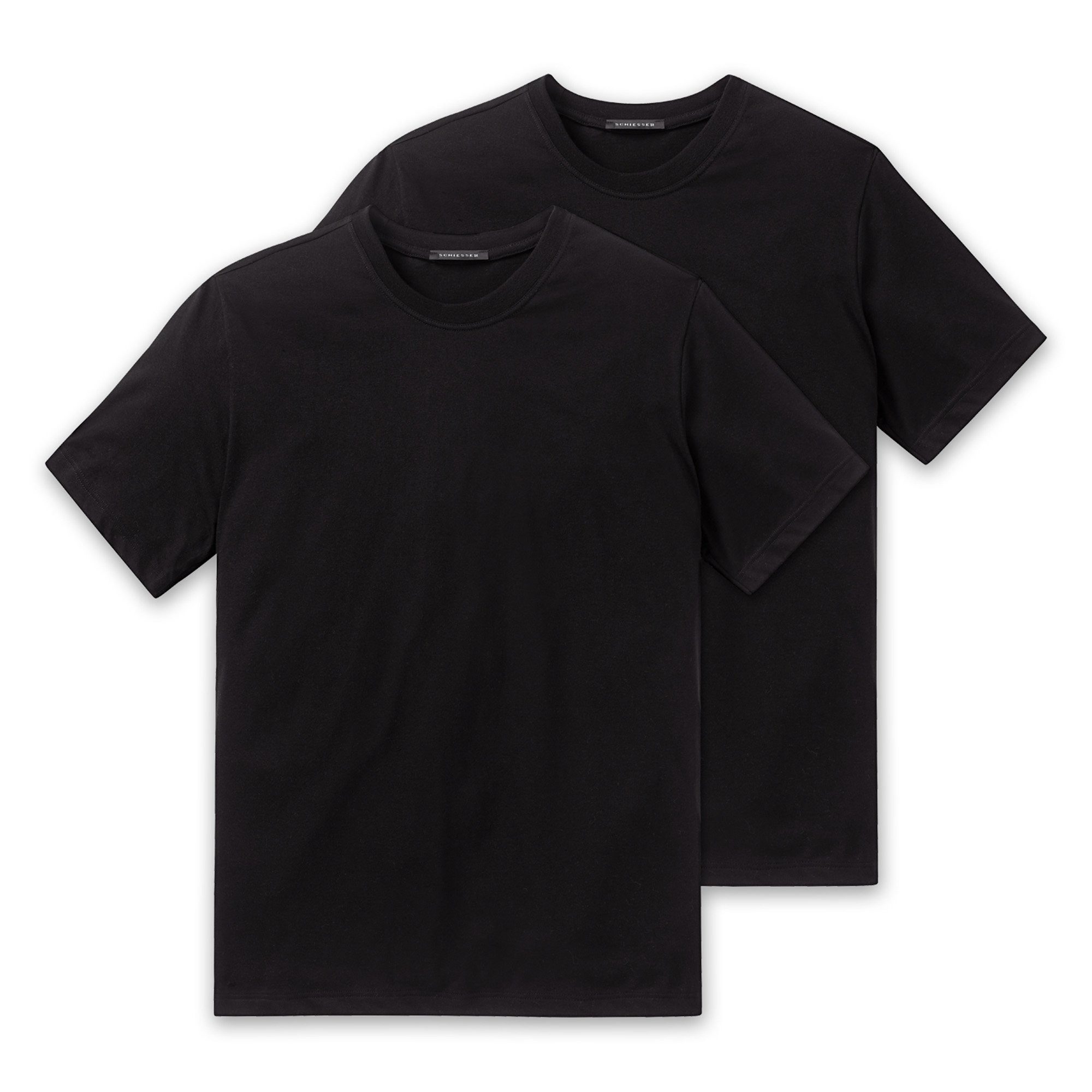 Unterhemd Herren T-Shirt 2er Pack Baumwolle American T-Shirt