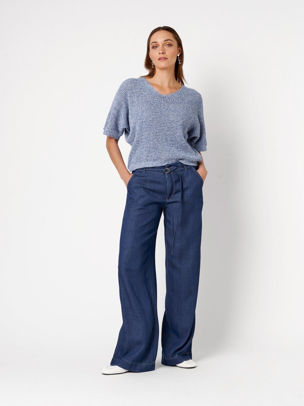 TONI Weite Jeans Liv Wide mit sehr weitem Beinverlauf