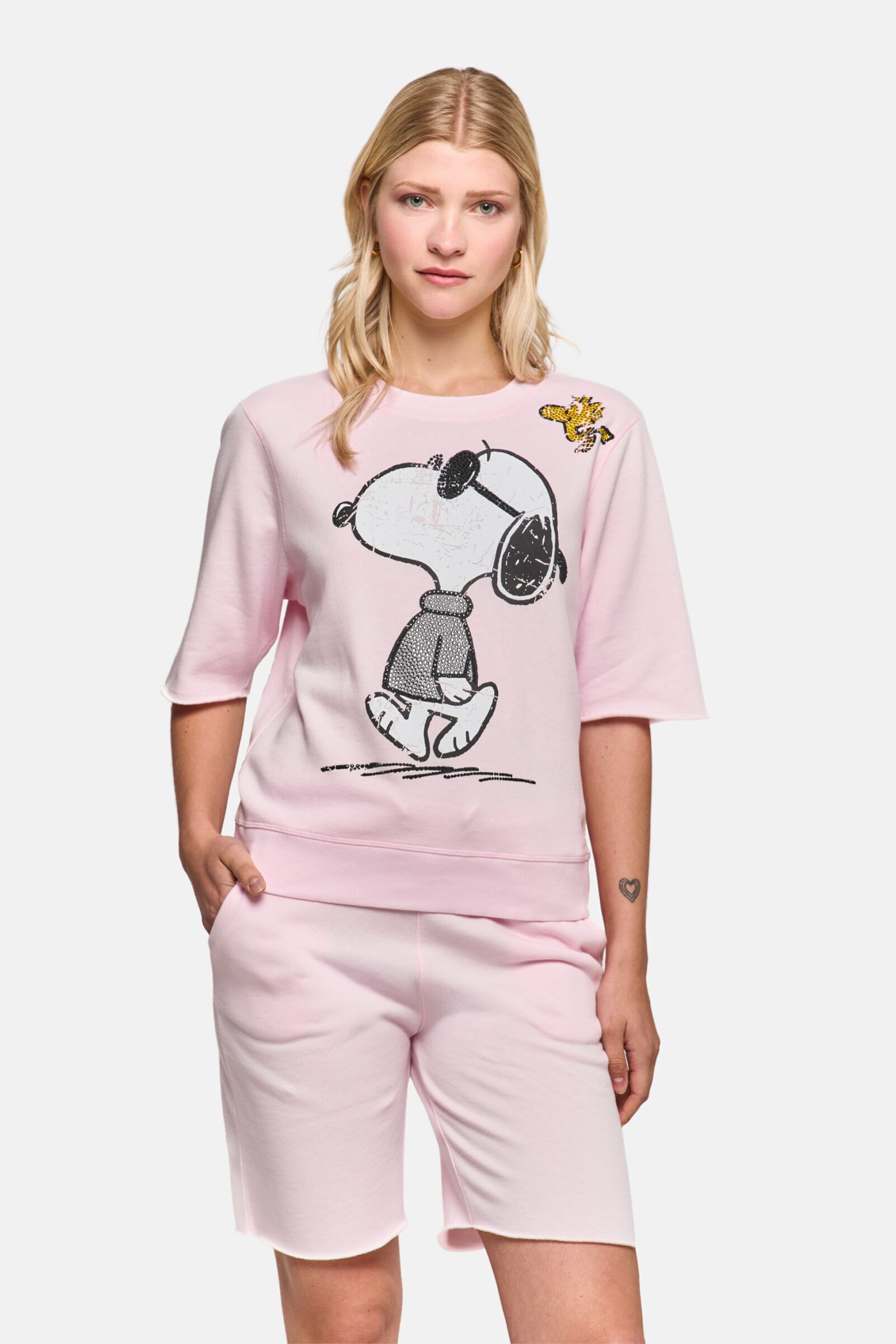 Princess goes Hollywood Sweatshorts mit Herzstickerei