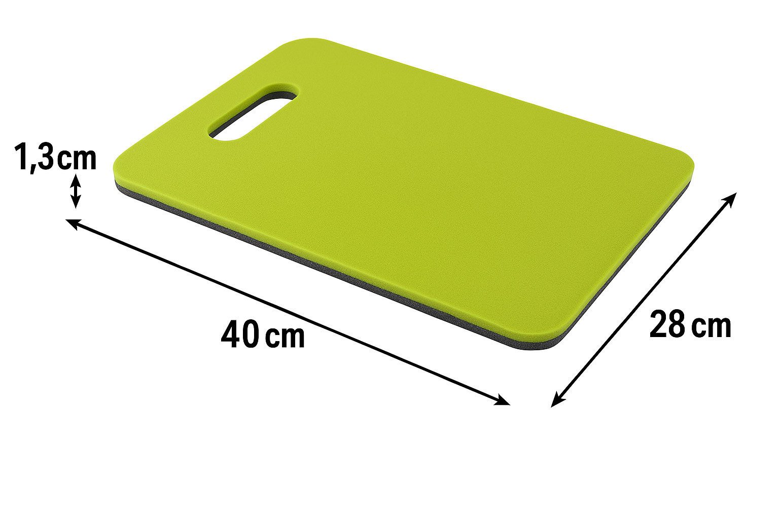 Yate Thermositzkissen Set 5x doppeltes Schaumstoff Sitzkissen 40cm grün/grau Sitzunterlagen, elastisch, wasserdicht, isolierend