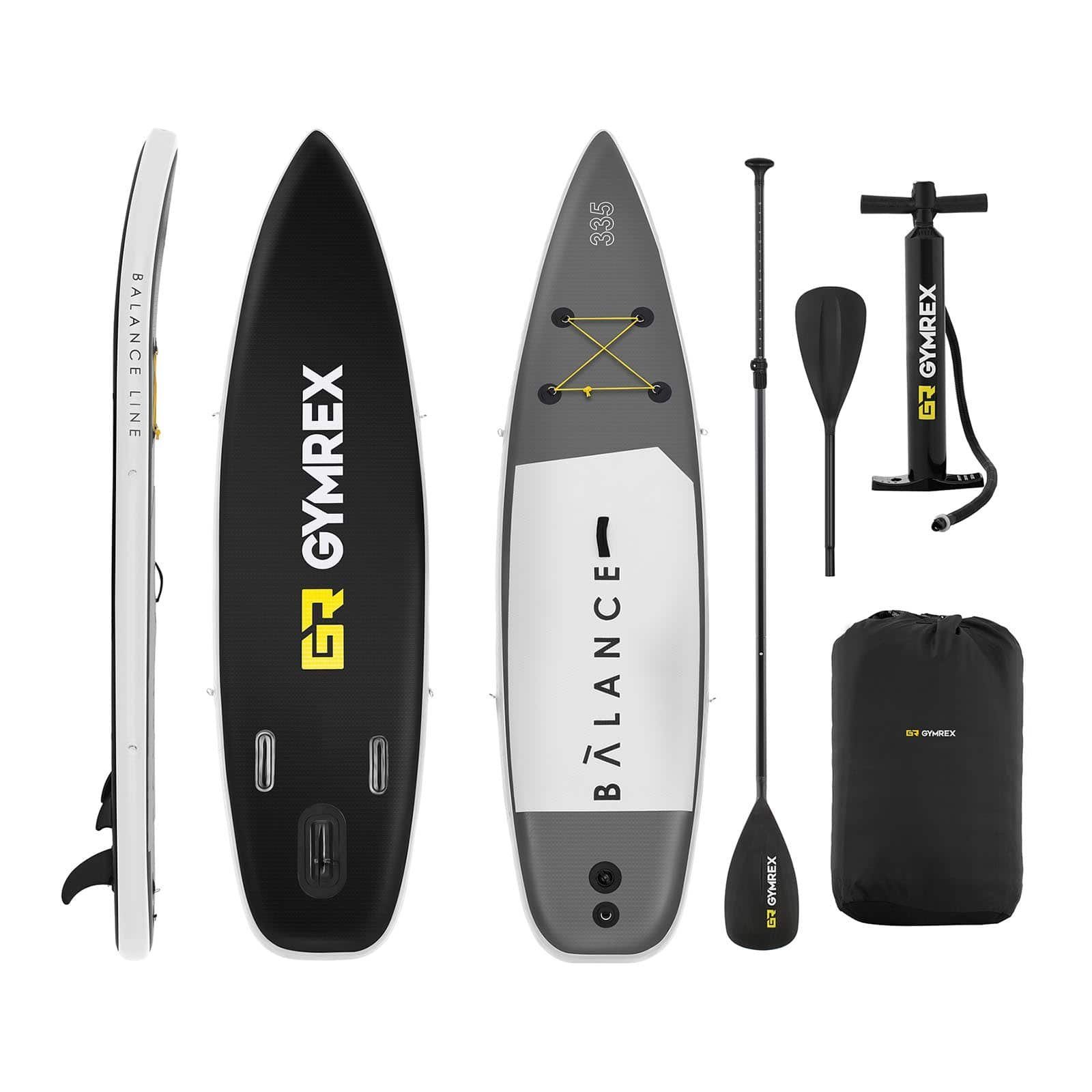 Gymrex Inflatable SUPBoard Stand Up Paddle Board Set 145 kg 335 x