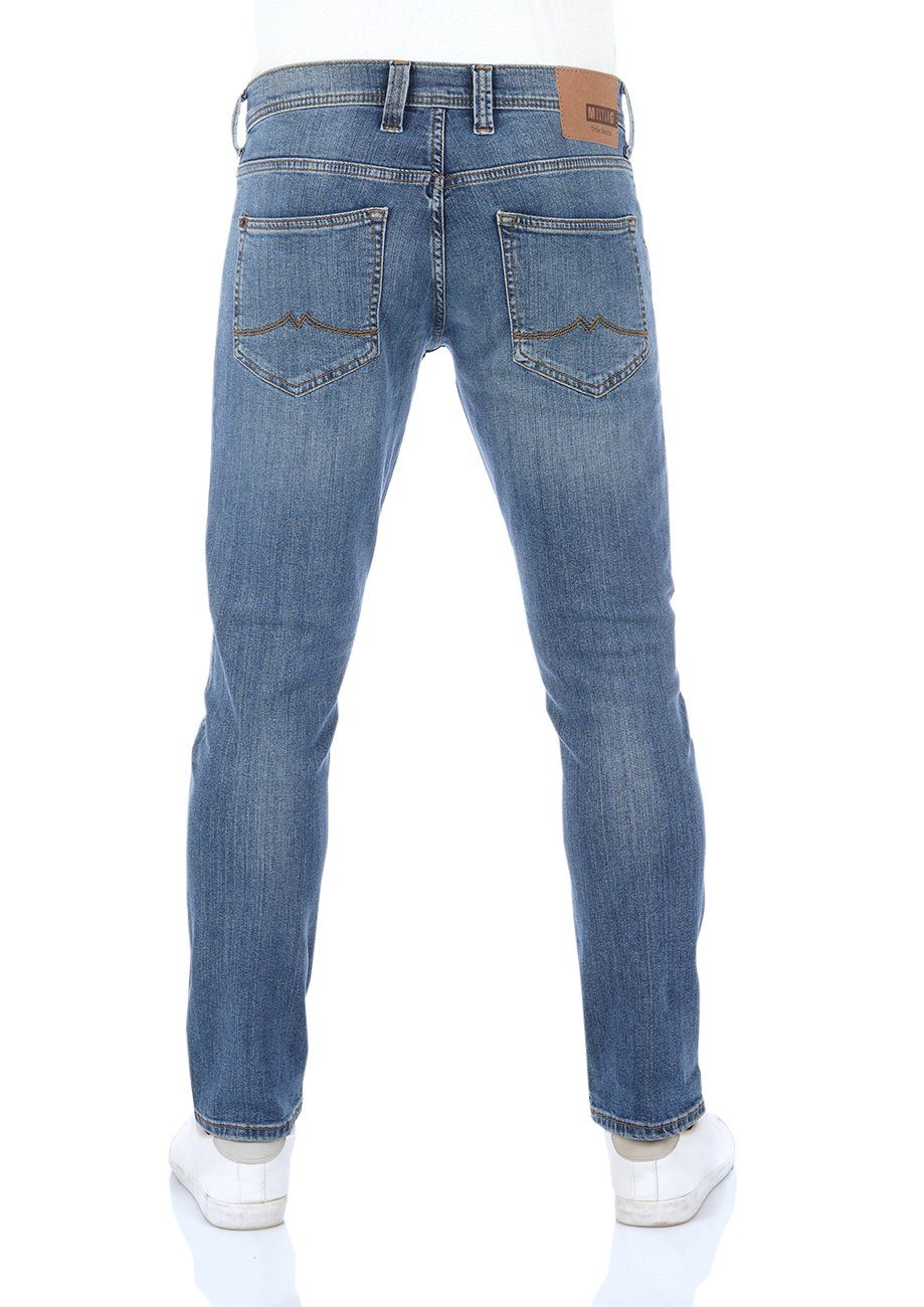 Medium mit (313) Jeanshose Denim Fit Stretch MUSTANG Denim Herren Tapered-fit-Jeans Blue Oregon Tapered Hose