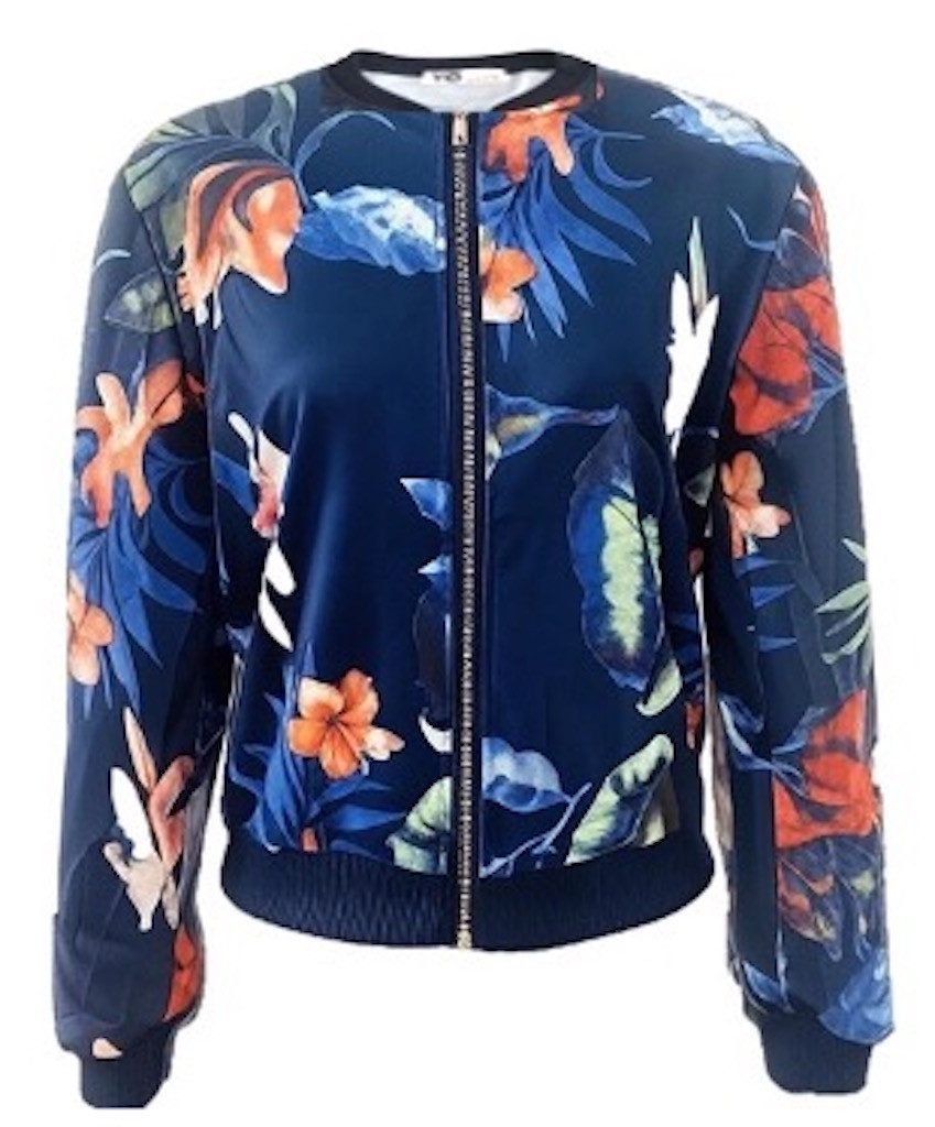 YO sport Bomberjacke Flower Jacket Blumen günstig online kaufen