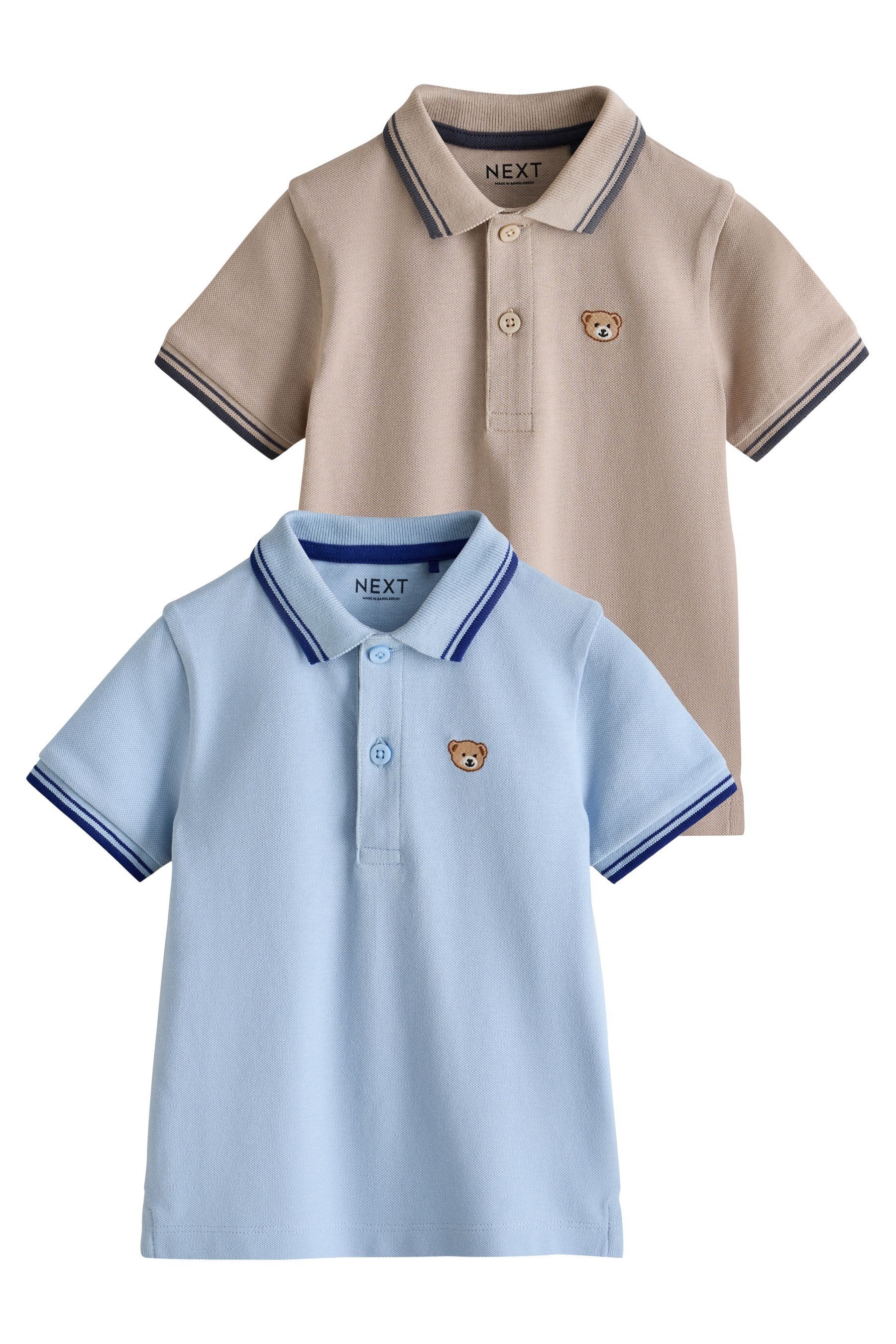 Next Poloshirt Polohemden, 2er-Pack (2-tlg)