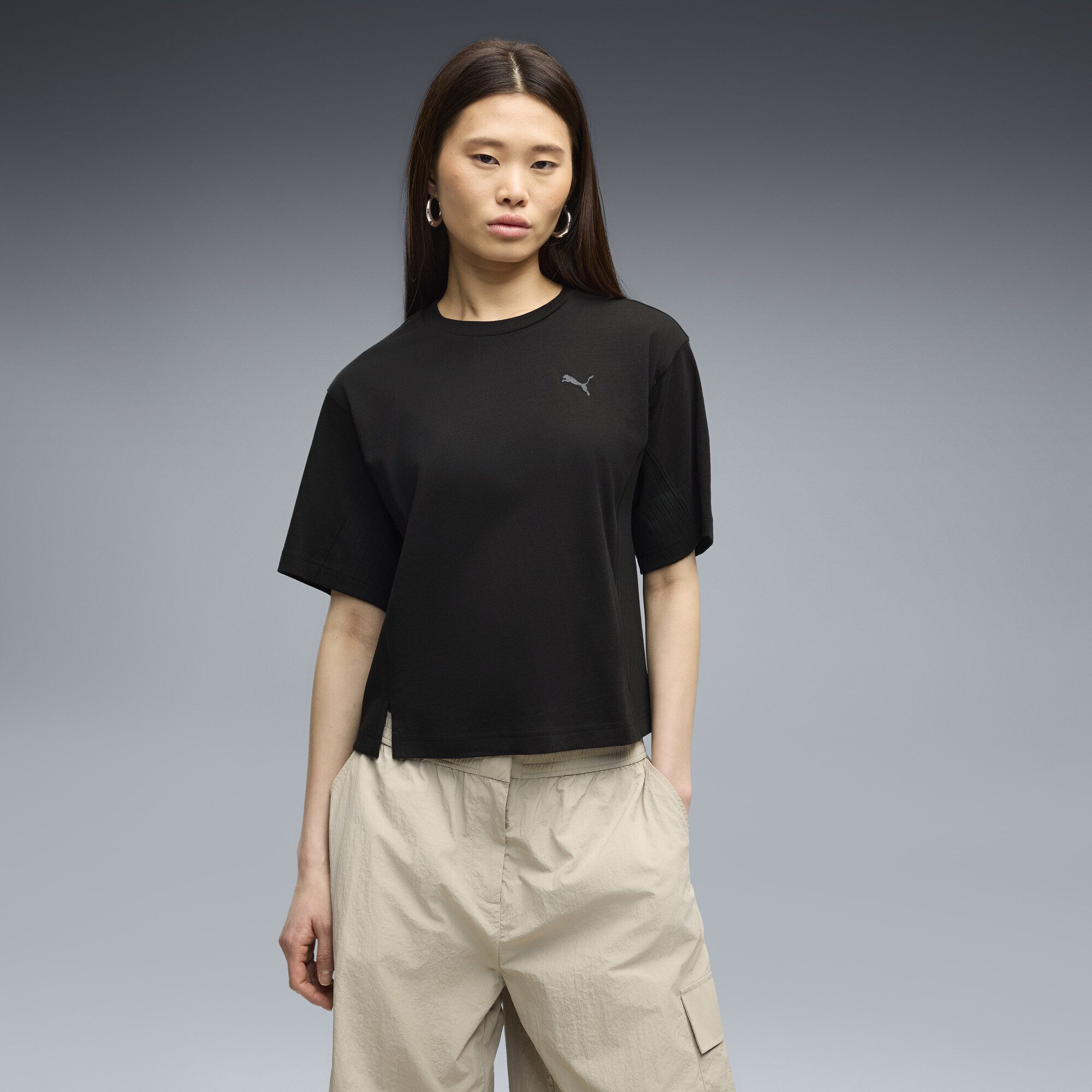 PUMA T-Shirt HER Relaxed T-Shirt Damen