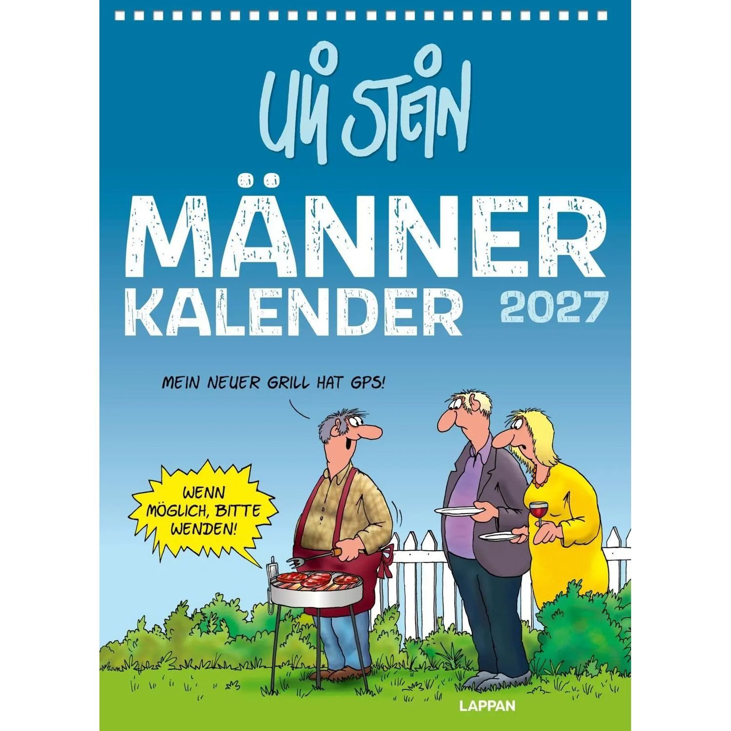 Lappan Verlag Wandkalender Uli Stein Männer Kalender 2027: Monatskalender für die Wand