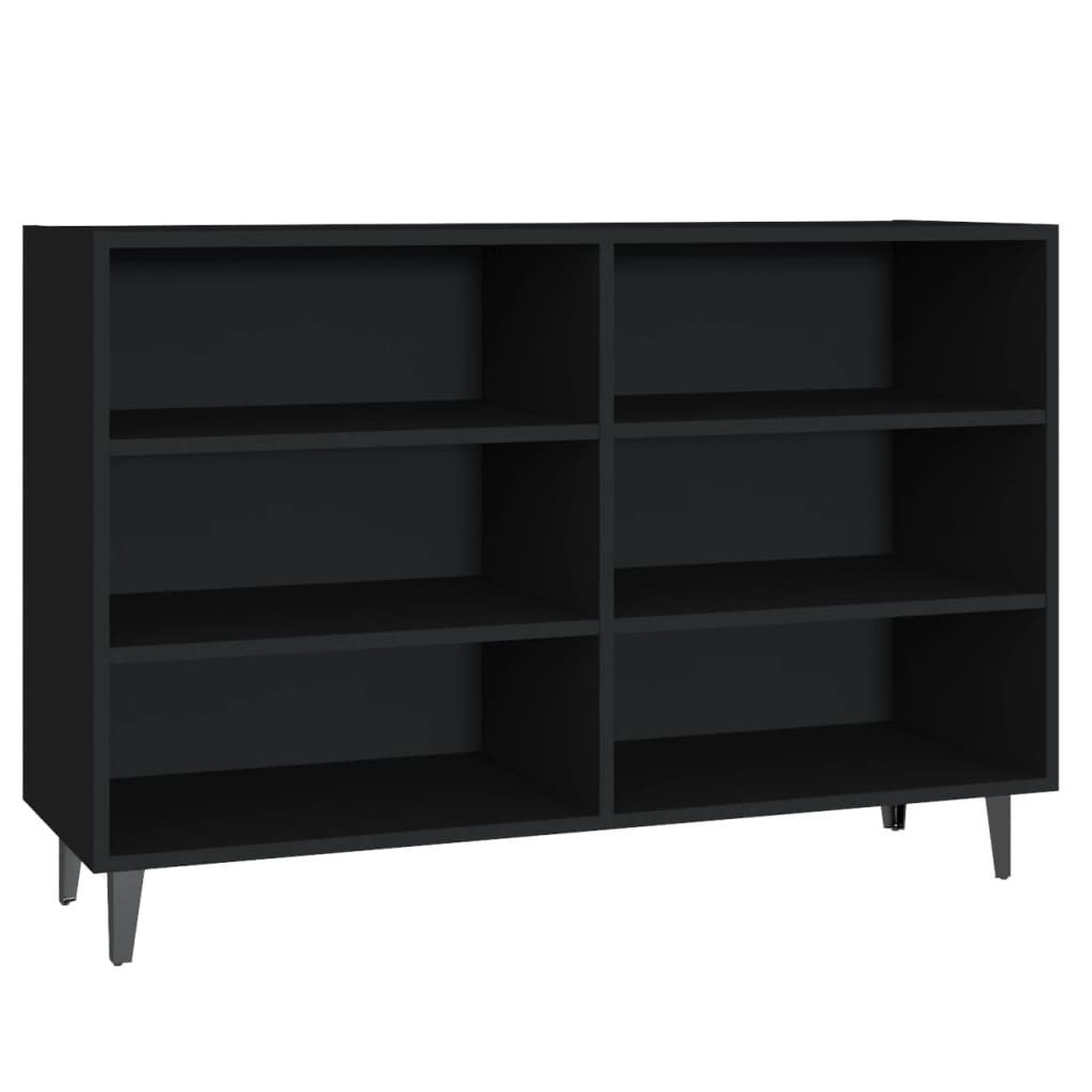 vidaXL Sideboard, Kommode Schwarz 103,5x35x70 cm günstig online kaufen