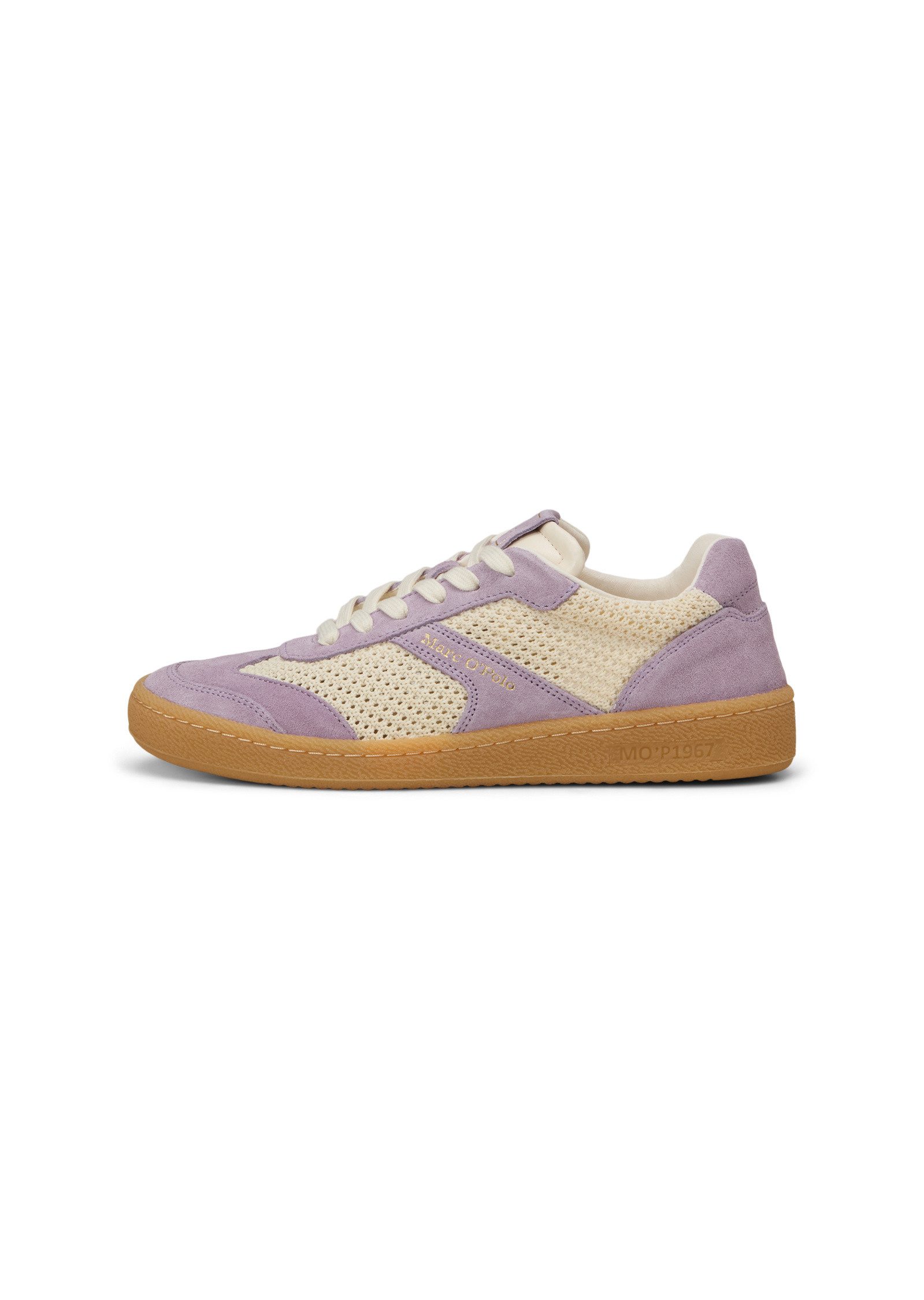 Marc O'Polo aus edlem Rindleder mit Häkeleinsätzen Sneaker