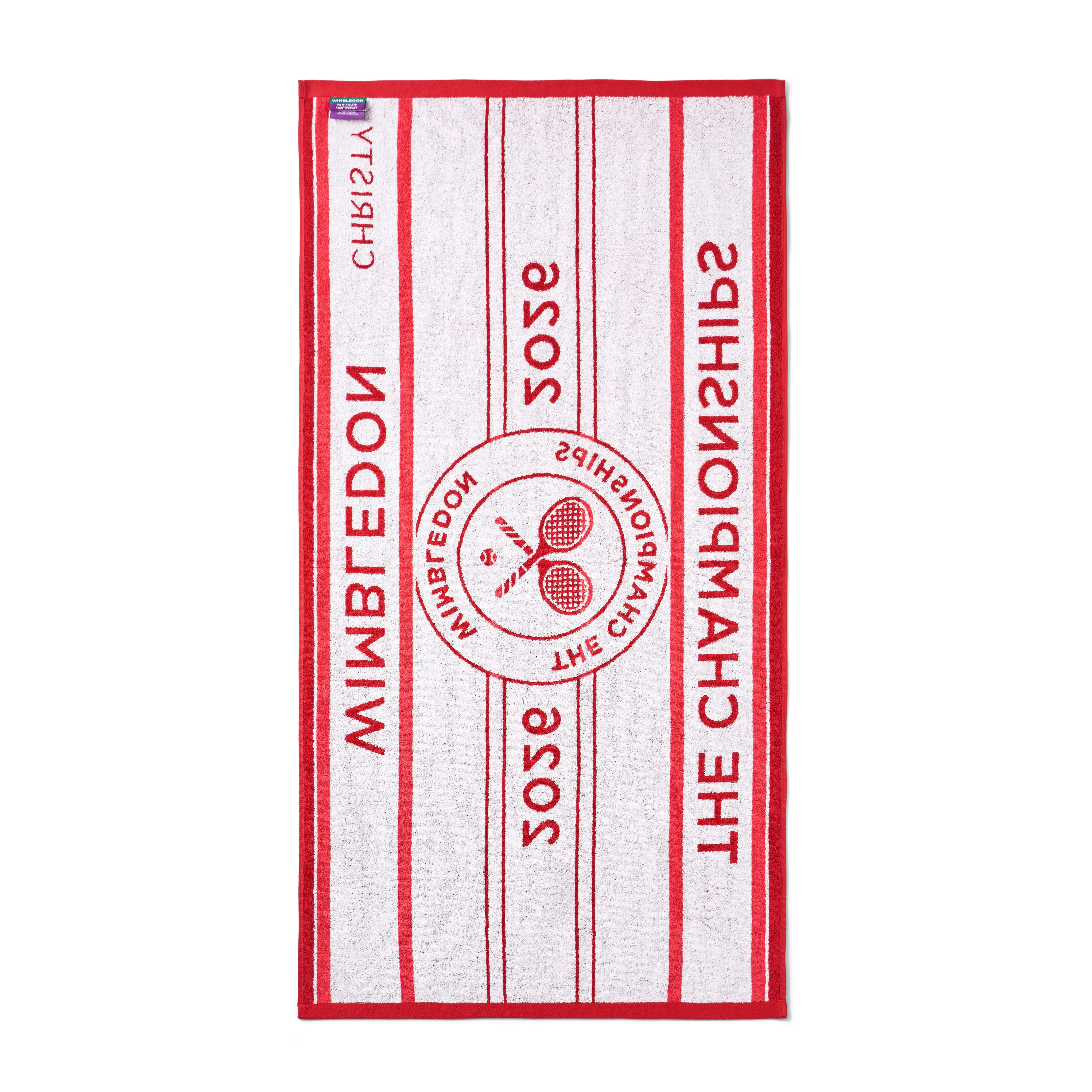 Wimbledon Handtuch Christy Badetuch »Wimbledon Championship 2026«, 70 x 133 cm, (Packung), Official Wimbledon Championship 2026 Design – Bild 5 von 5