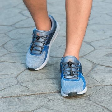 Olotos Schnürsenkel ohne Binden elastische Schuhbänder mit Schnellverschluss Sport Schuhe, Slip-on Schnellschnürsystem für Kinder Erwachsene