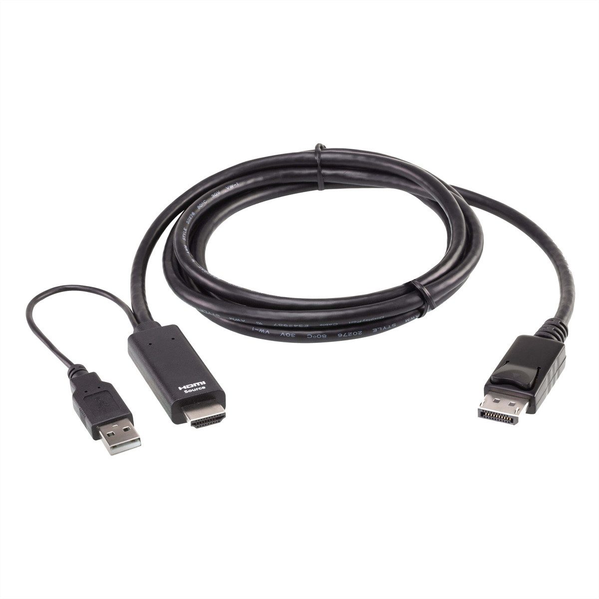 2L-7D02HDP True 4K HDMI zu DP Kabel 1,8m Computer-Adapter