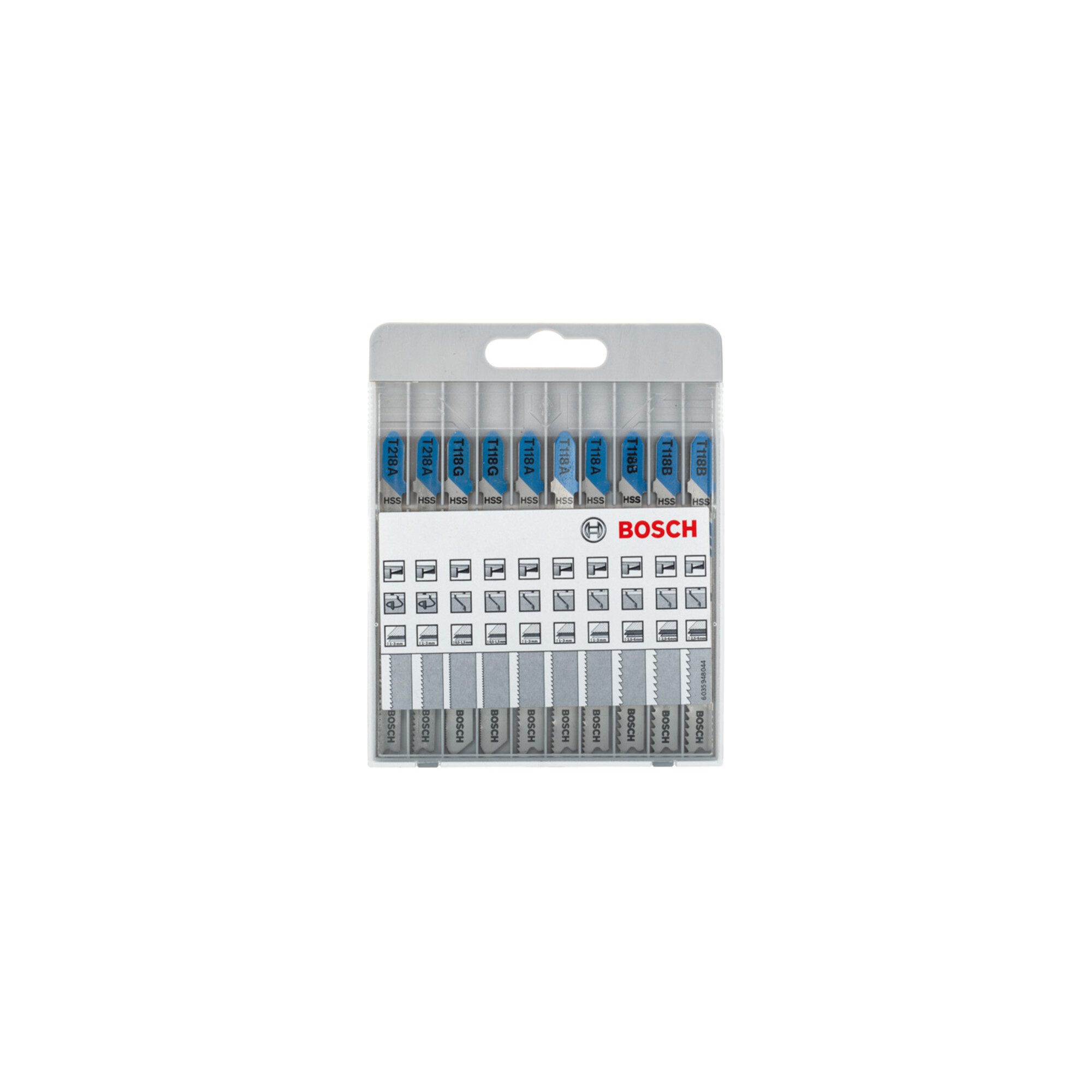 Bosch Professional Stichsäge Bosch Stichsägeblatt-Set Basic for Metal 10-teilig