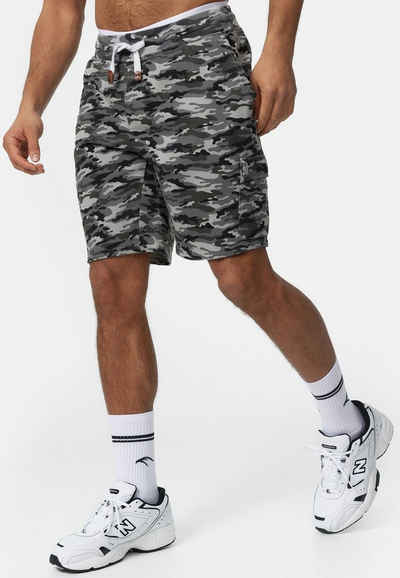 Indicode Sweatshorts White Rock