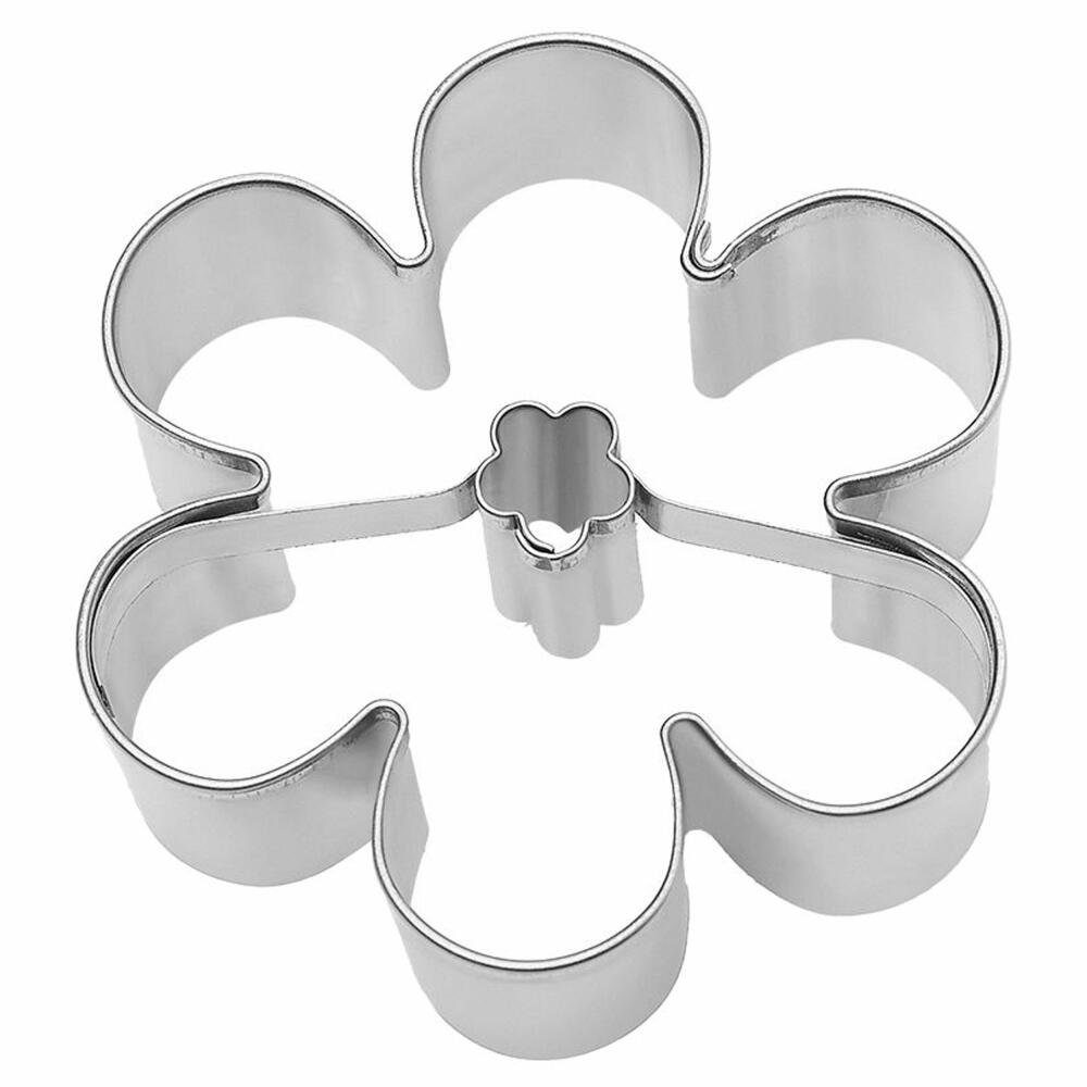Birkmann Ausstechform Sommerblume 6.6 cm, Edelstahl, Hochwertige